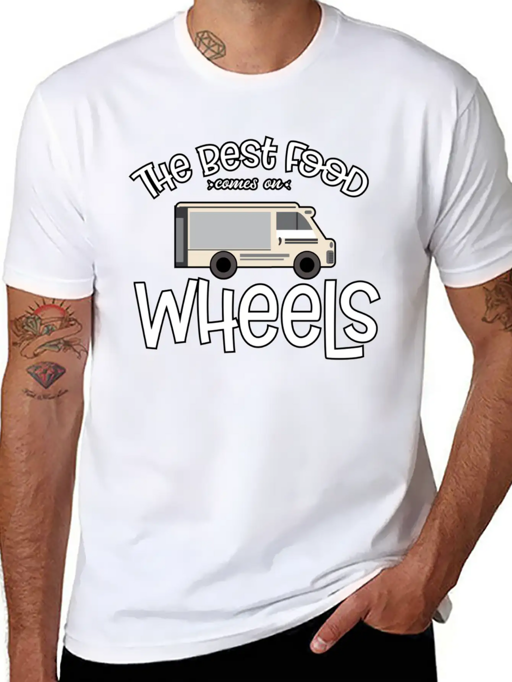 Food Truck Owner Food On Wheels Food Truck Lover G Unisex Casual T-Shirt – Clean Design For Daily Comfort