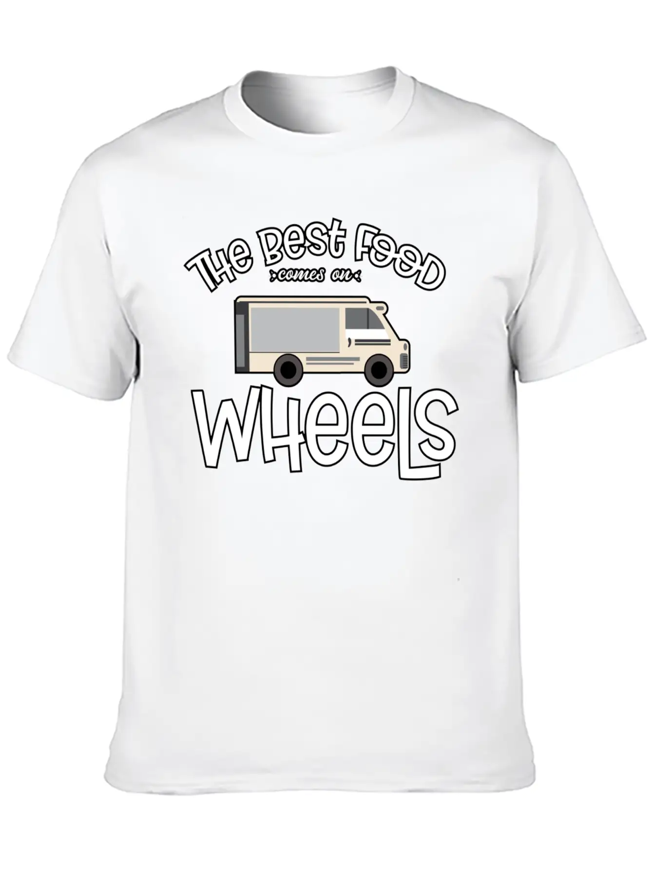 Food Truck Owner Food On Wheels Food Truck Lover G Unisex Casual T-Shirt – Clean Design For Daily Comfort