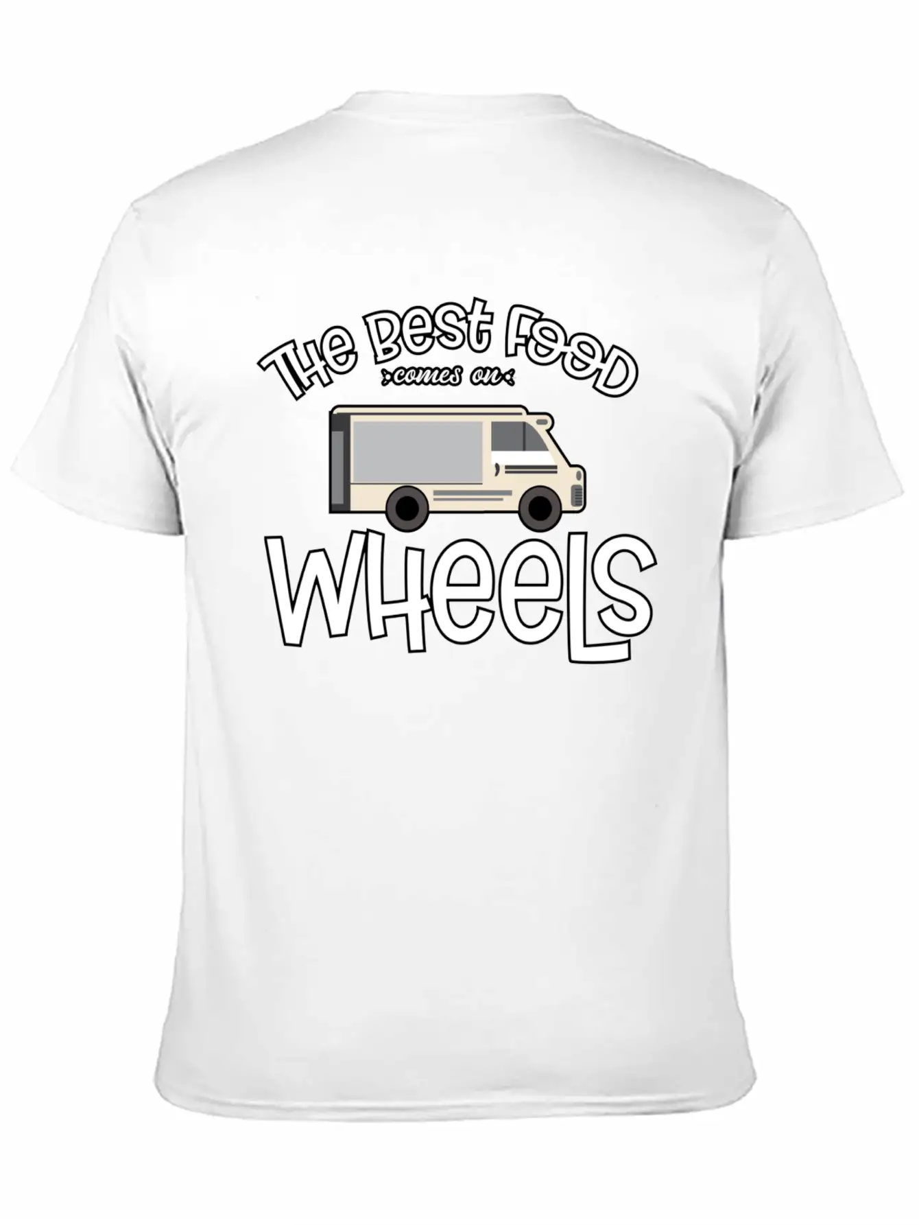 Food Truck Owner Food On Wheels Food Truck Lover G Unisex Casual T-Shirt – Clean Design For Daily Comfort