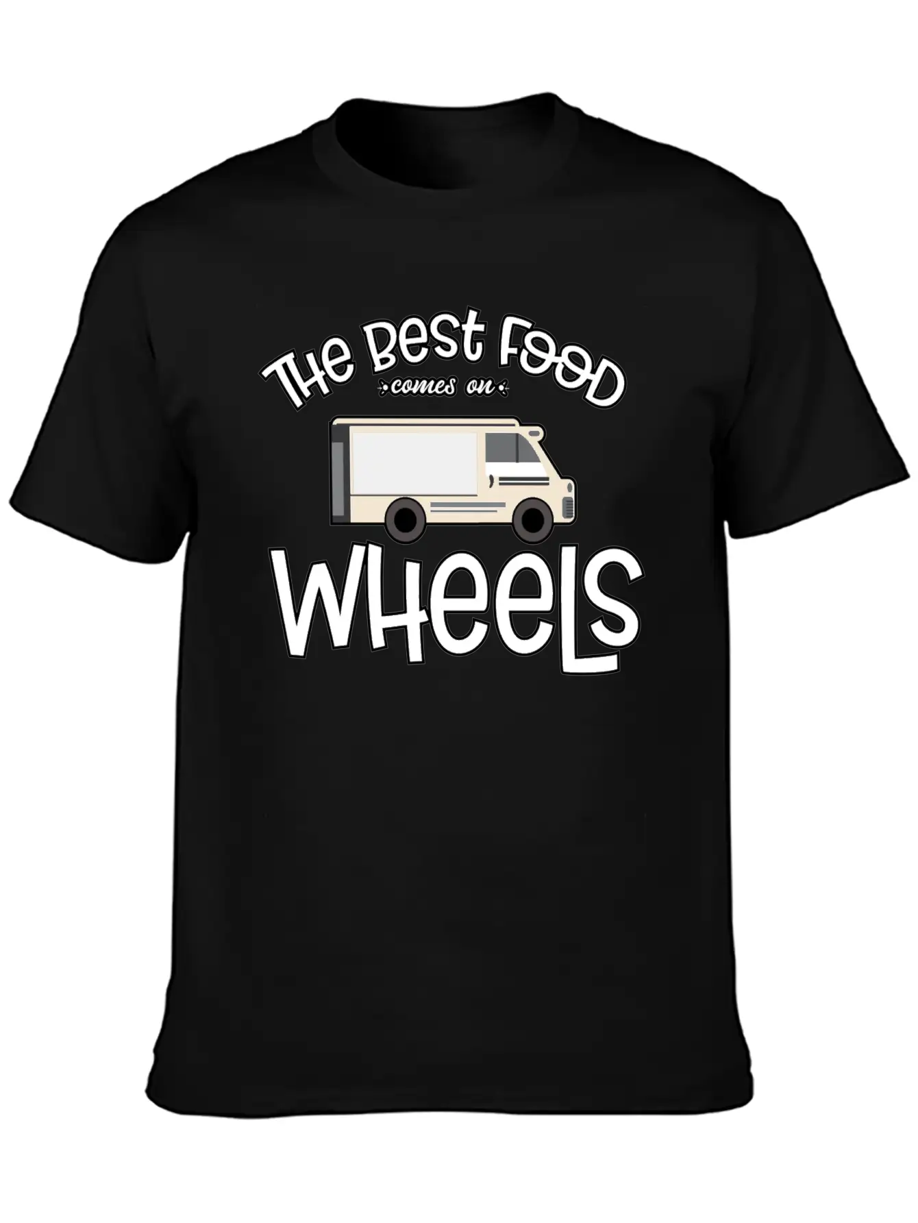 Food Truck Owner Food On Wheels Food Truck Lover G Unisex Casual T-Shirt – Clean Design For Daily Comfort
