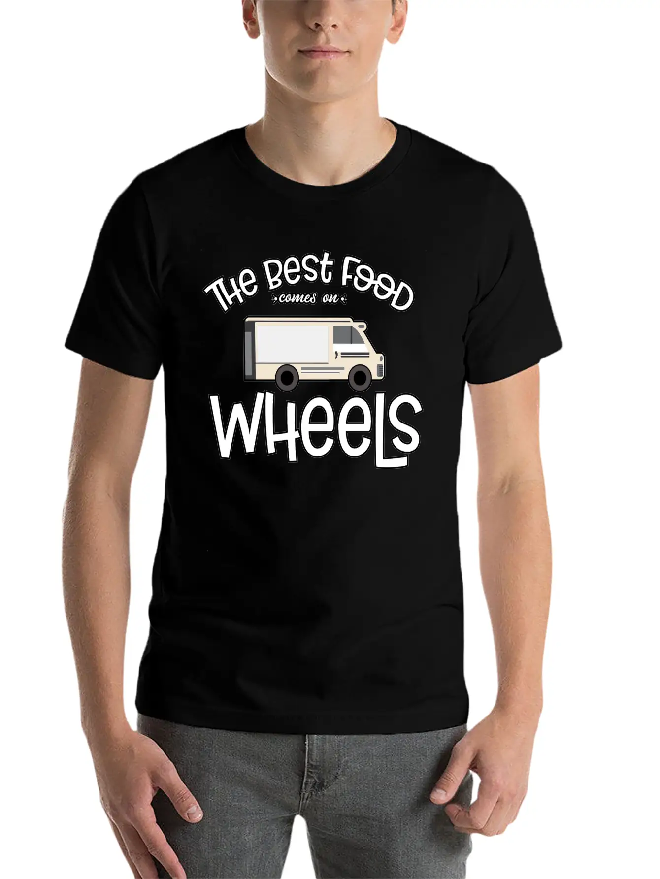 Food Truck Owner Food On Wheels Food Truck Lover G Unisex Casual T-Shirt – Clean Design For Daily Comfort