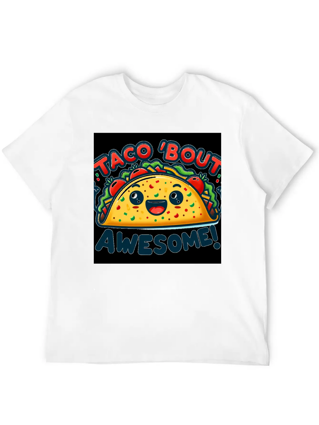 Foodie Fun Unisex Casual T-Shirt – Clean Design For Daily Comfort