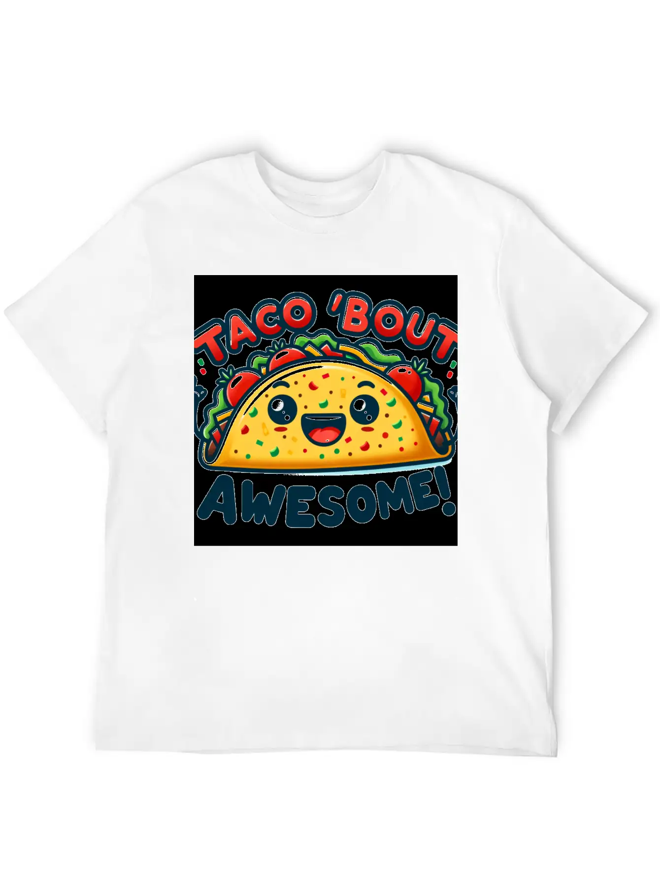Foodie Fun Unisex Casual T-Shirt – Clean Design For Daily Comfort