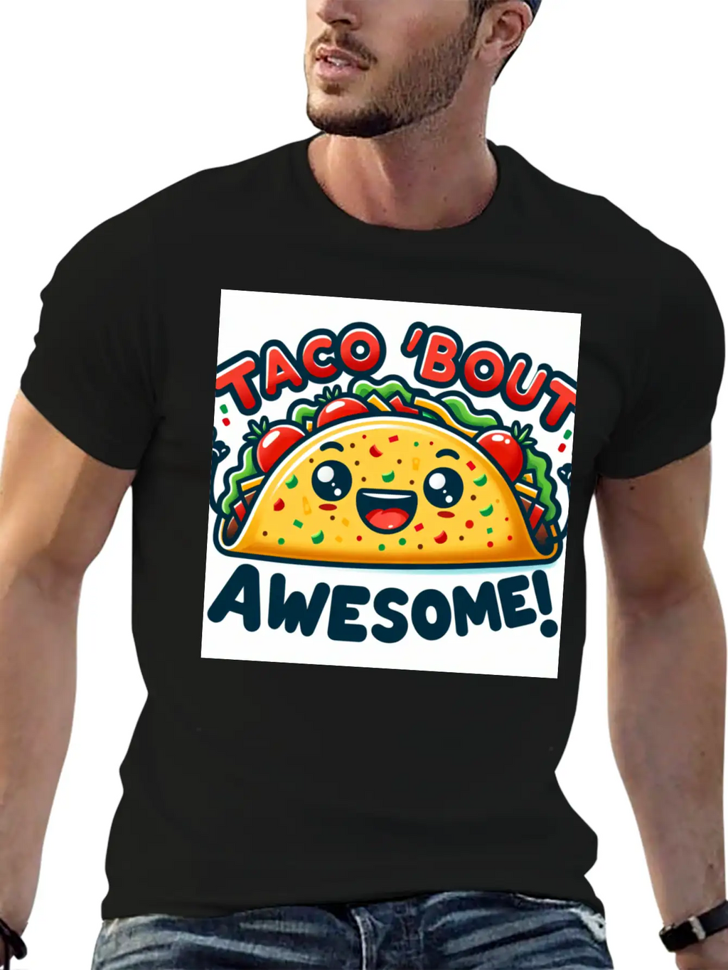 Foodie Fun Unisex Casual T-Shirt – Clean Design For Daily Comfort