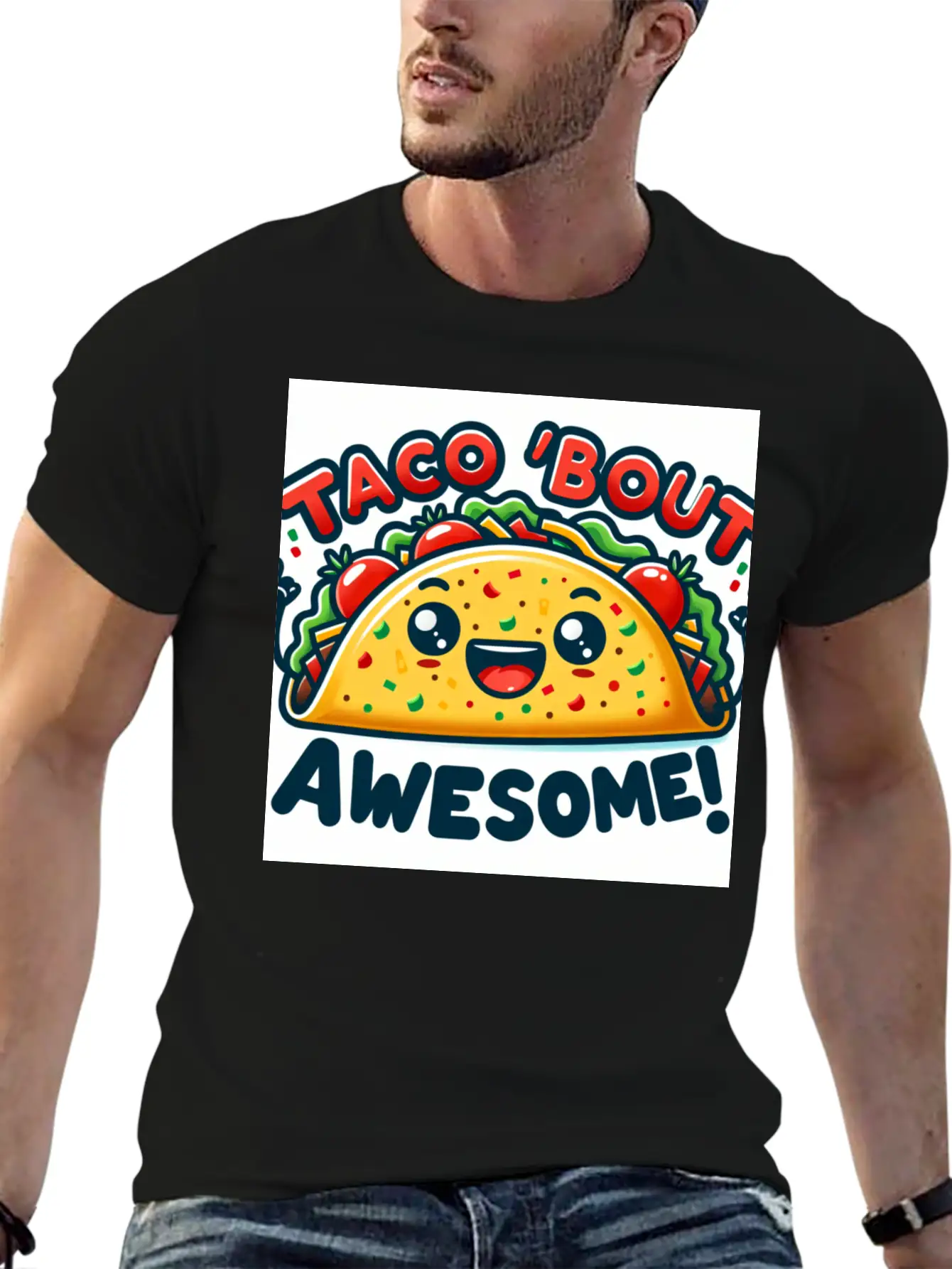 Foodie Fun Unisex Casual T-Shirt – Clean Design For Daily Comfort