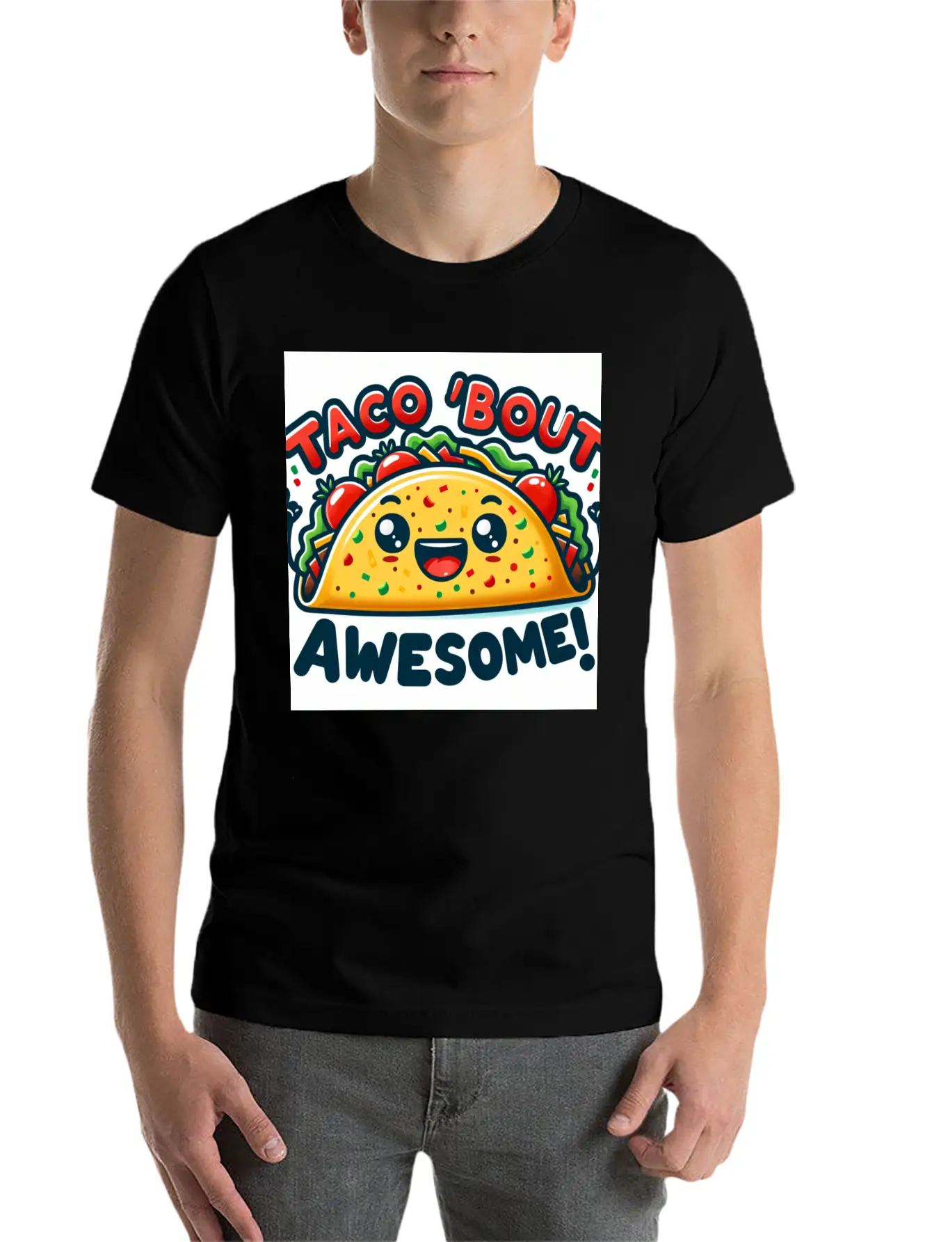 Foodie Fun Unisex Casual T-Shirt – Clean Design For Daily Comfort