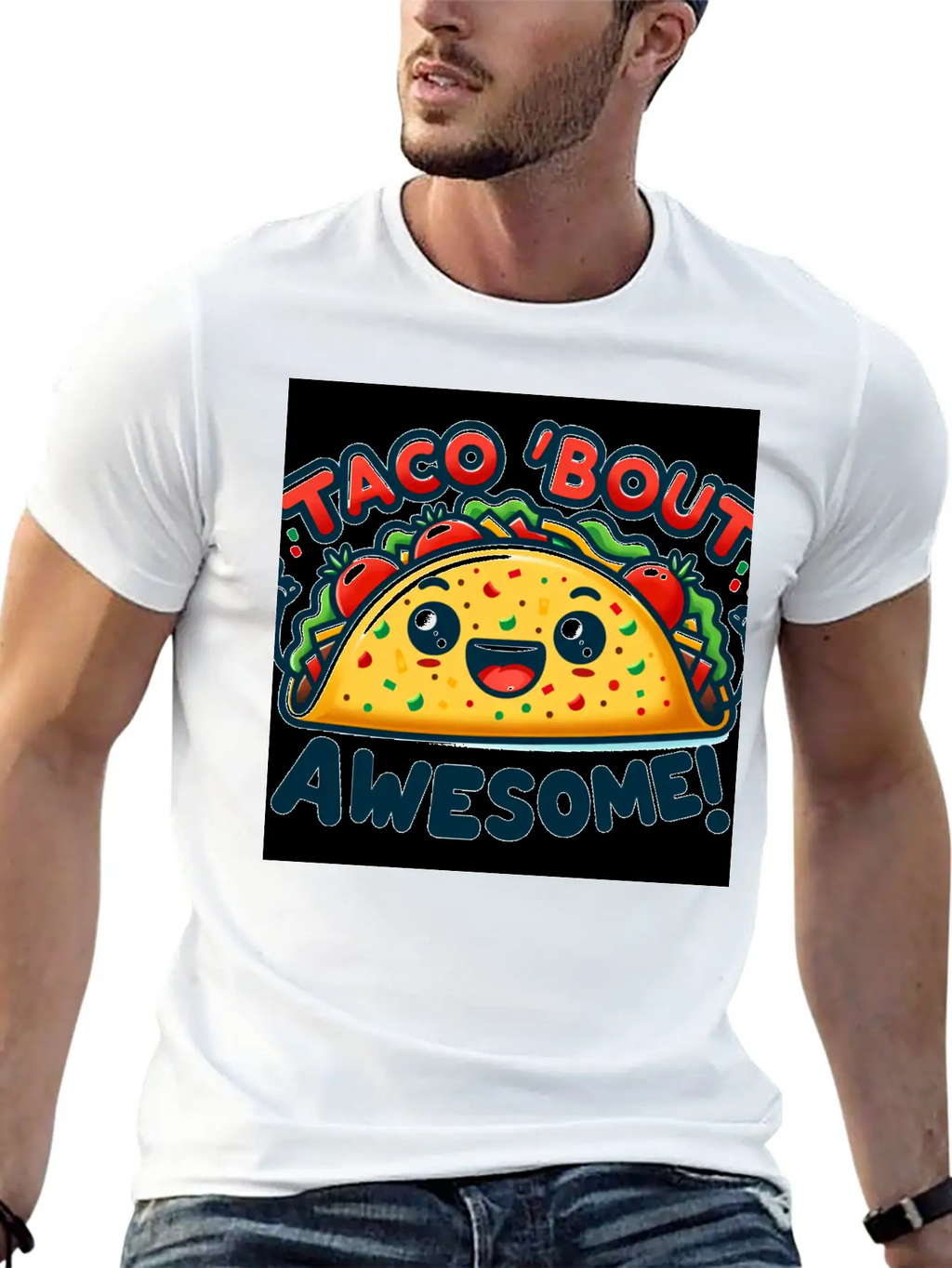 Foodie Fun Unisex Casual T-Shirt – Clean Design For Daily Comfort