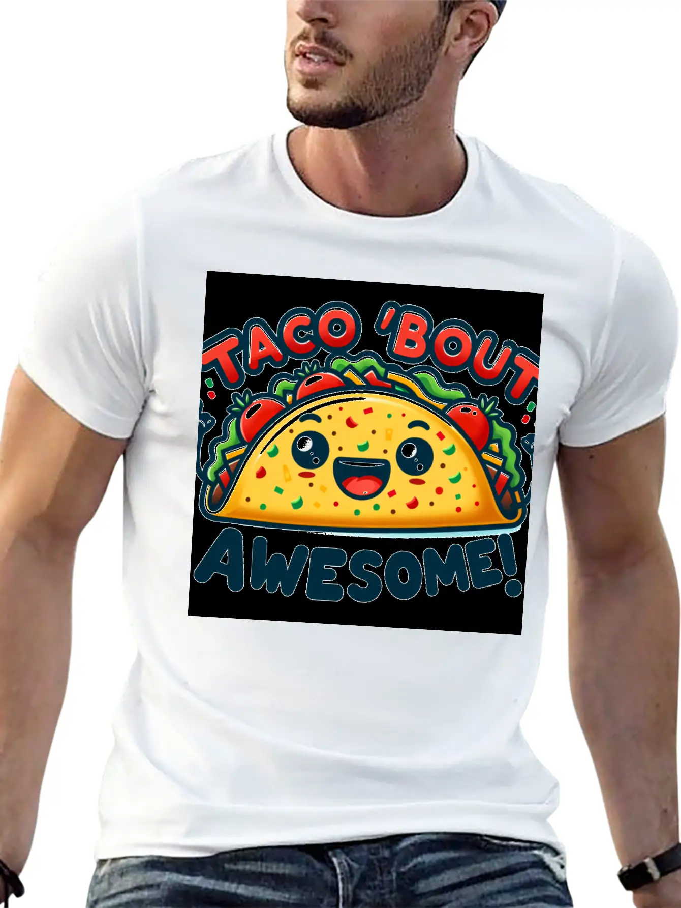 Foodie Fun Unisex Casual T-Shirt – Clean Design For Daily Comfort