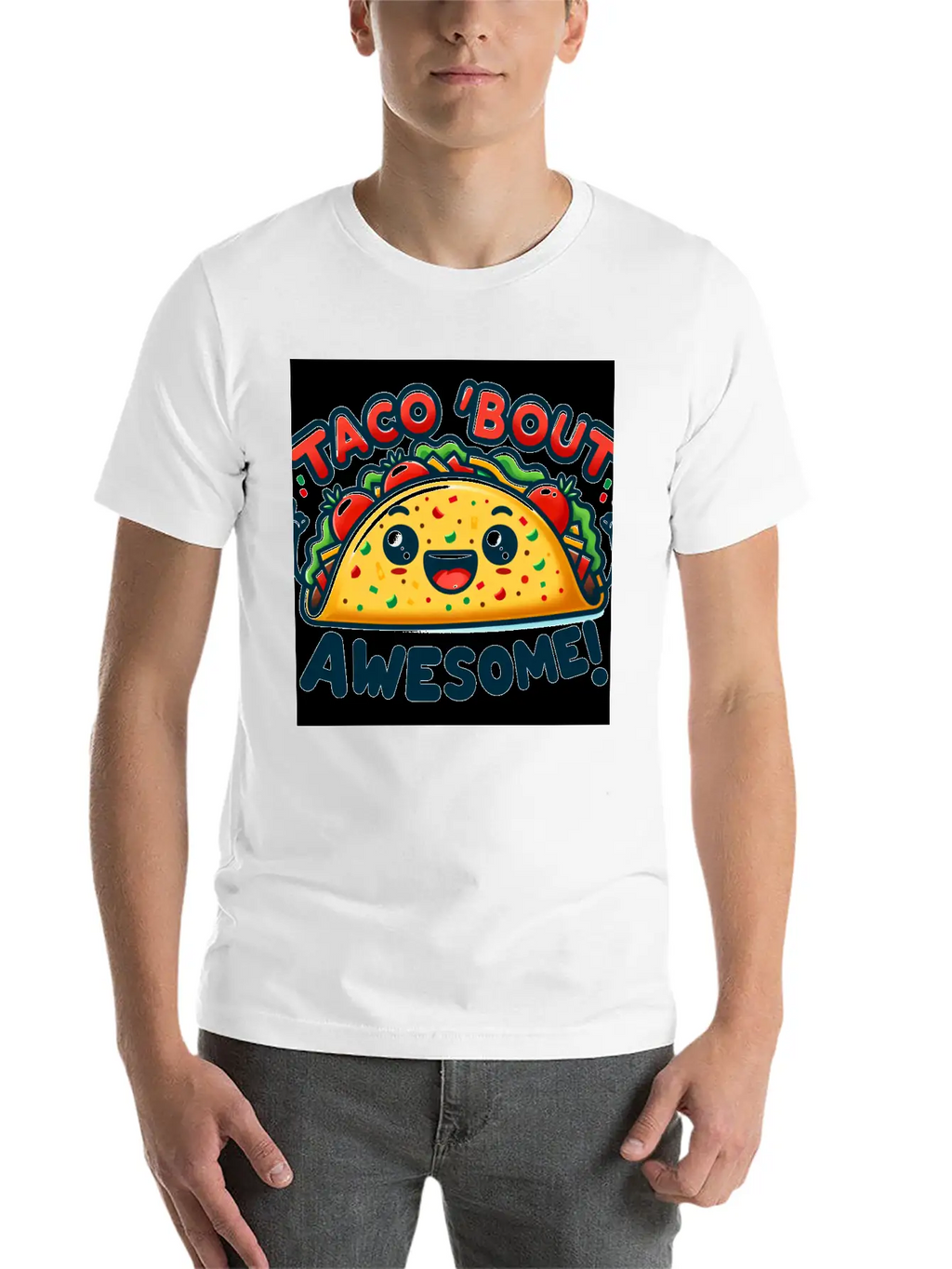 Foodie Fun Unisex Casual T-Shirt – Clean Design For Daily Comfort