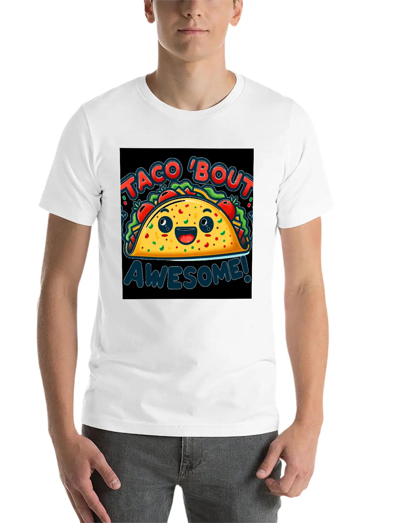 Foodie Fun Unisex Casual T-Shirt – Clean Design For Daily Comfort
