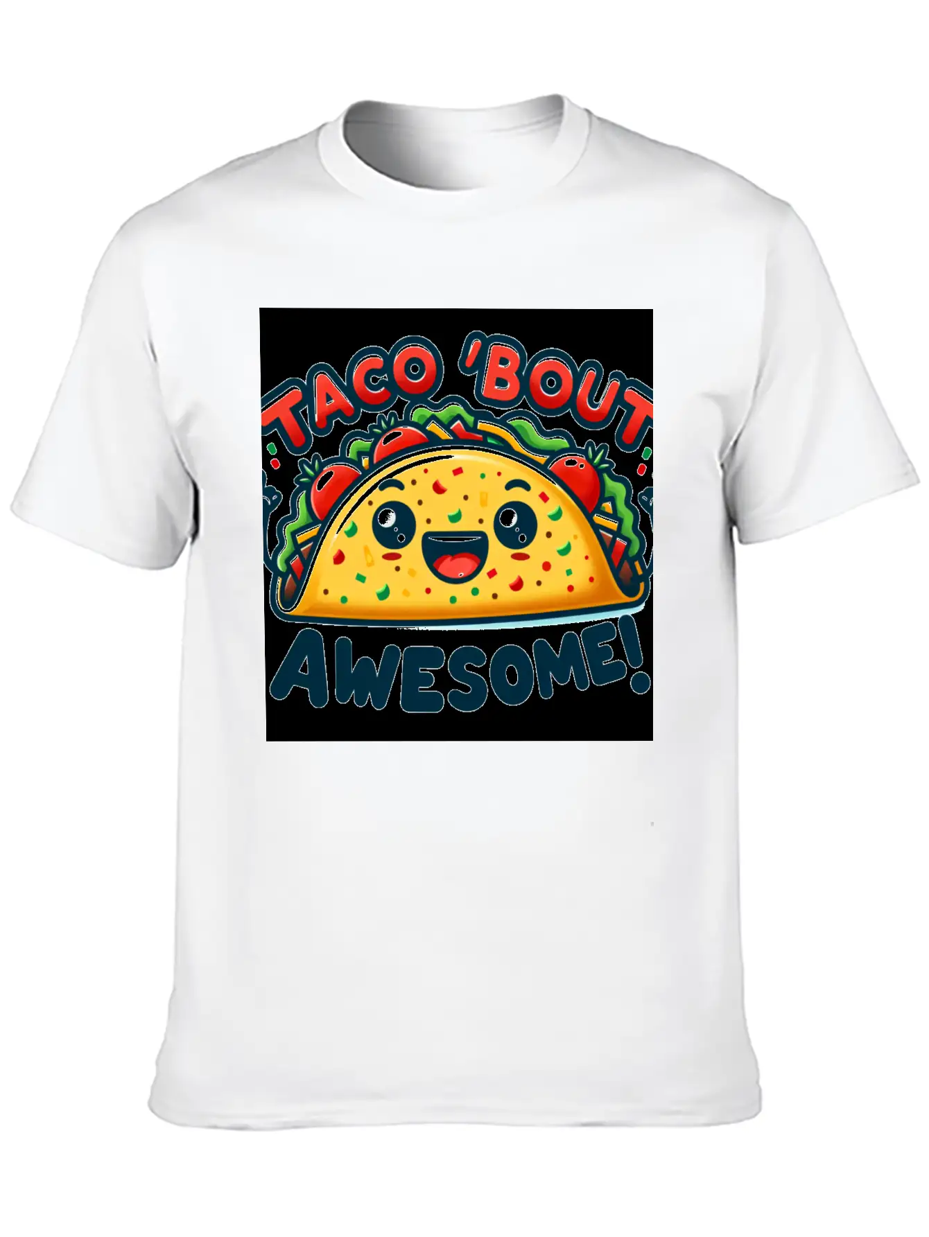 Foodie Fun Unisex Casual T-Shirt – Clean Design For Daily Comfort