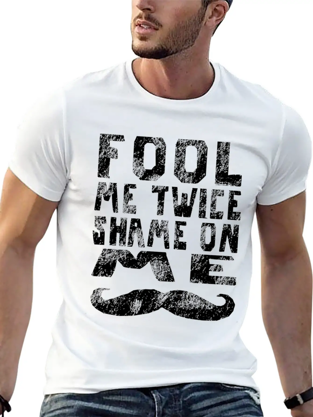 Fool Me Twice Shame On Me Partner Look 2 Timeless Short Sleeve Tee – Comfy And Minimalist Design