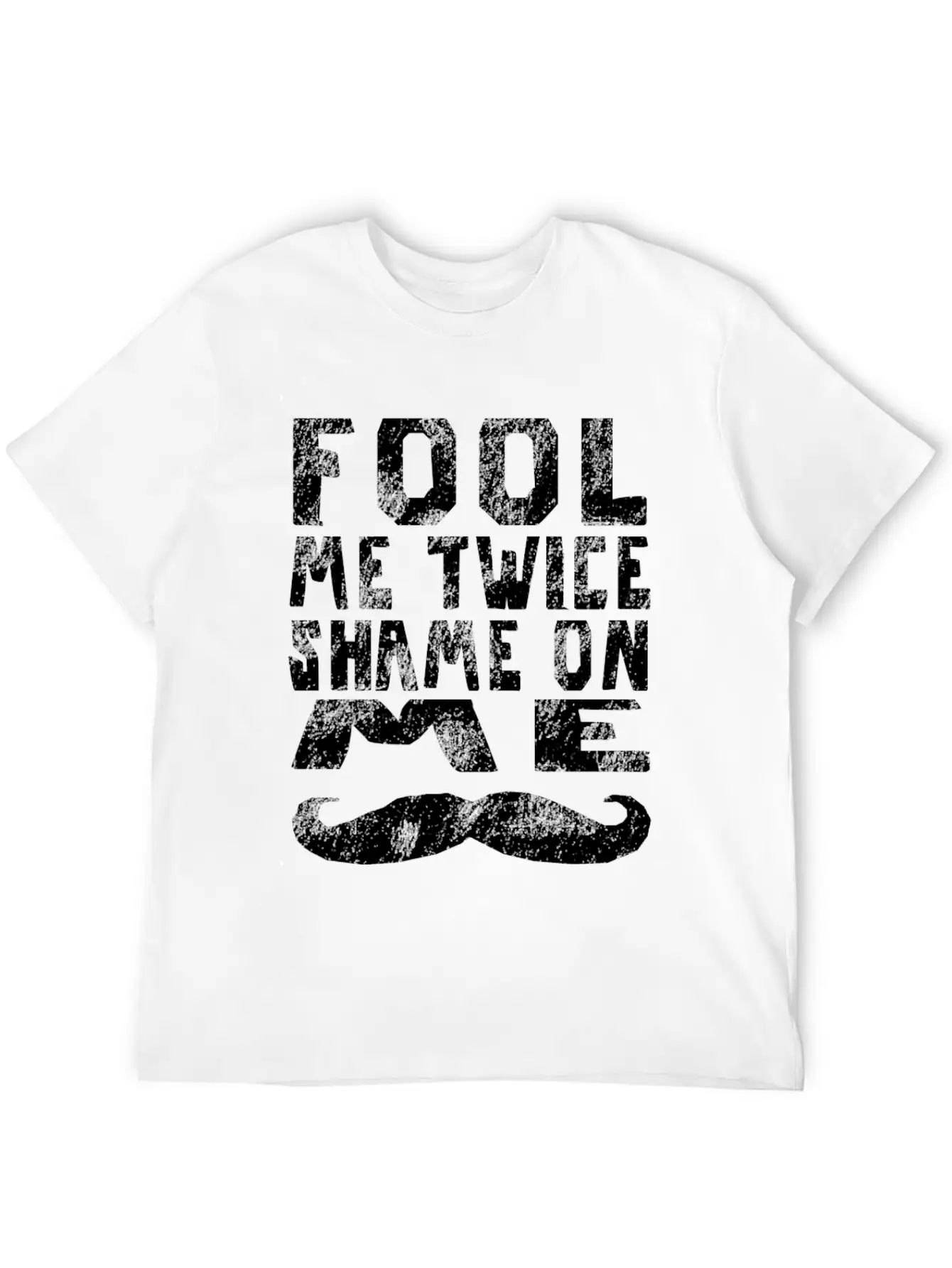 Fool Me Twice Shame On Me Partner Look 2 Timeless Short Sleeve Tee – Comfy And Minimalist Design