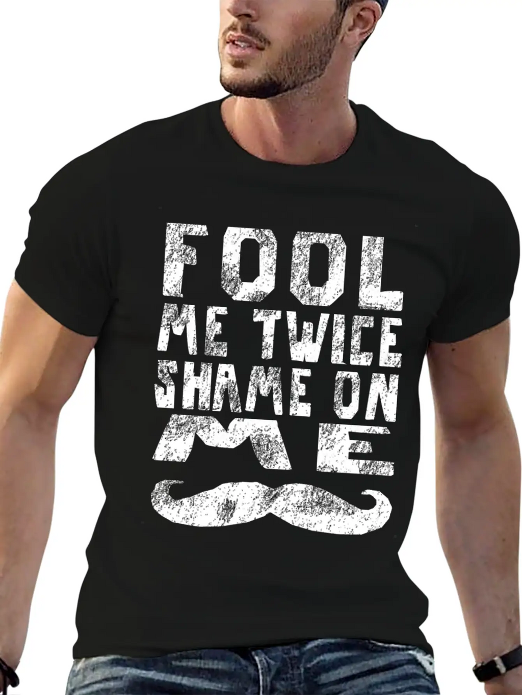 Fool Me Twice Shame On Me Partner Look 2 Timeless Short Sleeve Tee – Comfy And Minimalist Design