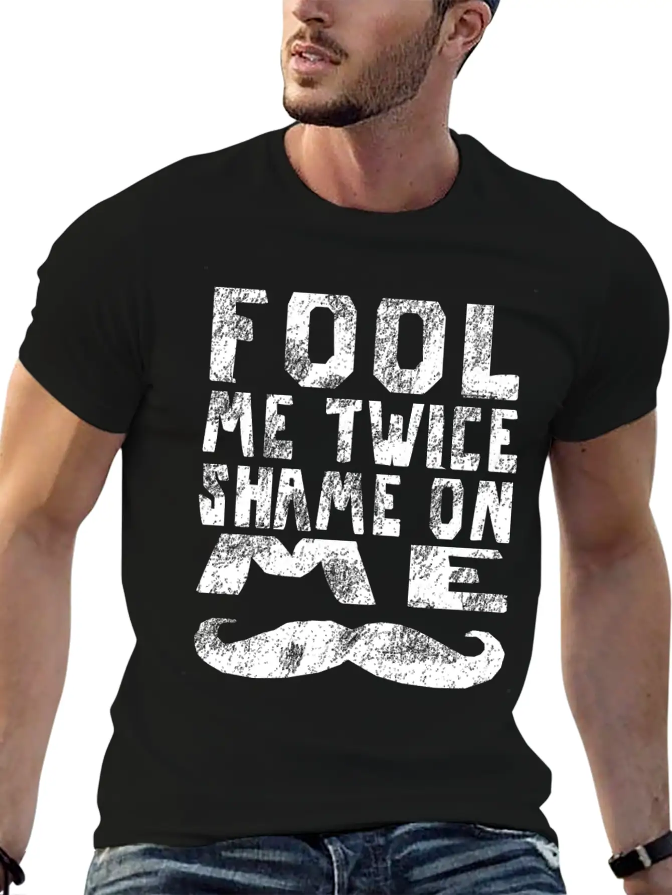 Fool Me Twice Shame On Me Partner Look 2 Timeless Short Sleeve Tee – Comfy And Minimalist Design