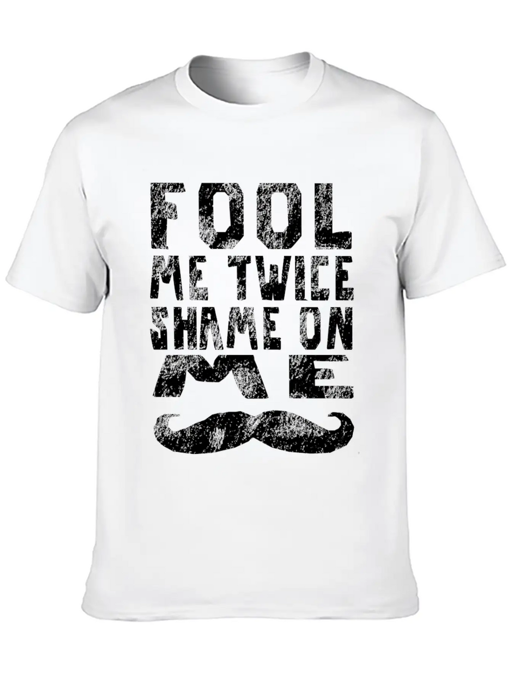 Fool Me Twice Shame On Me Partner Look 2 Timeless Short Sleeve Tee – Comfy And Minimalist Design