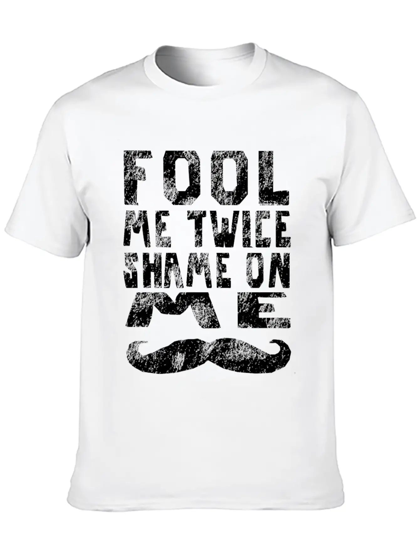 Fool Me Twice Shame On Me Partner Look 2 Timeless Short Sleeve Tee – Comfy And Minimalist Design