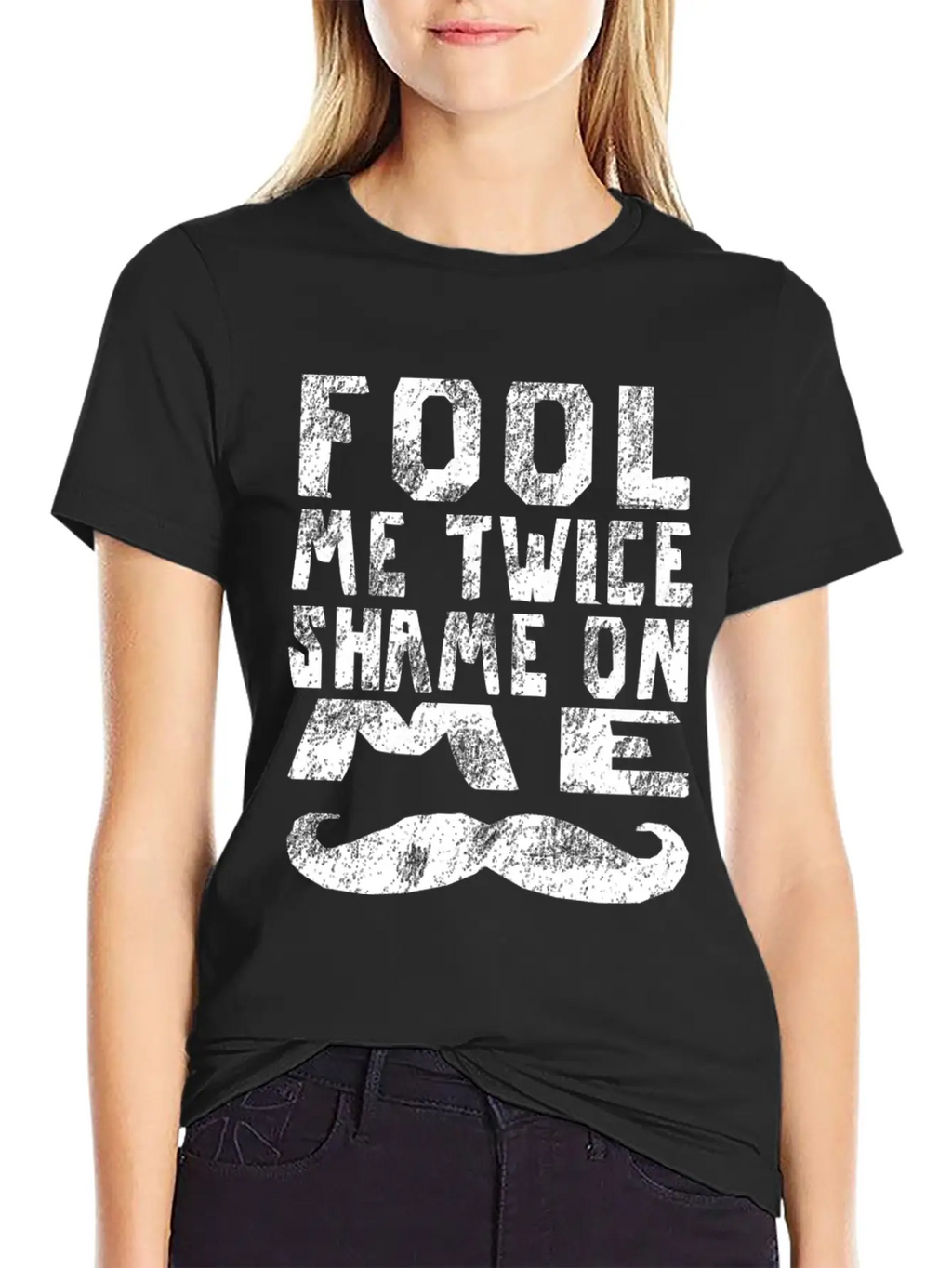 Fool Me Twice Shame On Me Partner Look 2 Timeless Short Sleeve Tee – Comfy And Minimalist Design