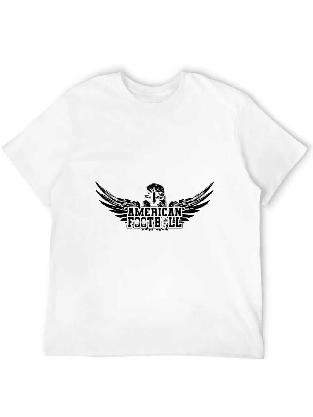 Football American Football Footballer Essential Cotton Tee For Daily Outfits – Unisex Style