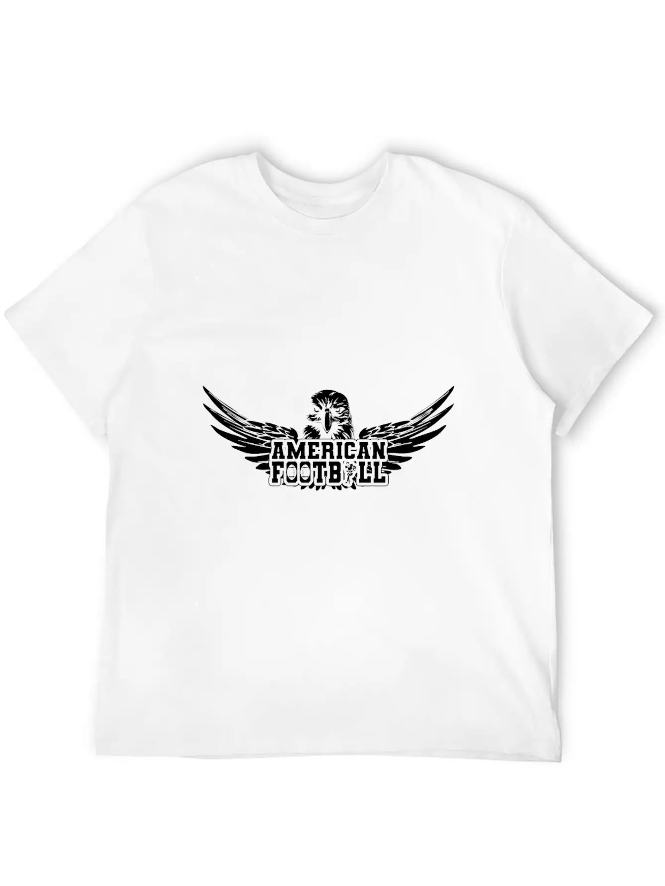 Football American Football Footballer Essential Cotton Tee For Daily Outfits – Unisex Style