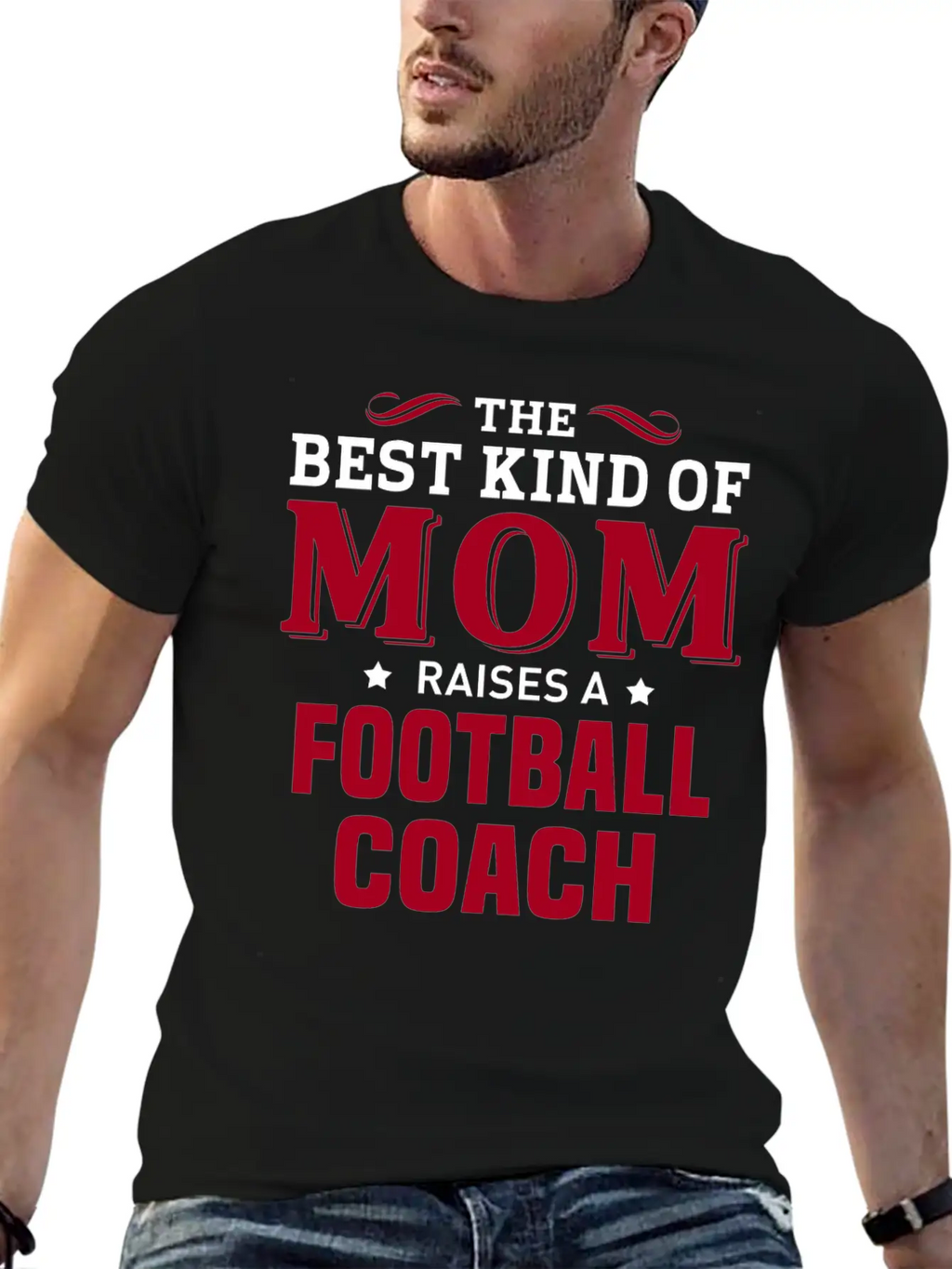 Football Coach Breathable Soft Cotton T-Shirt – Timeless Casual Look