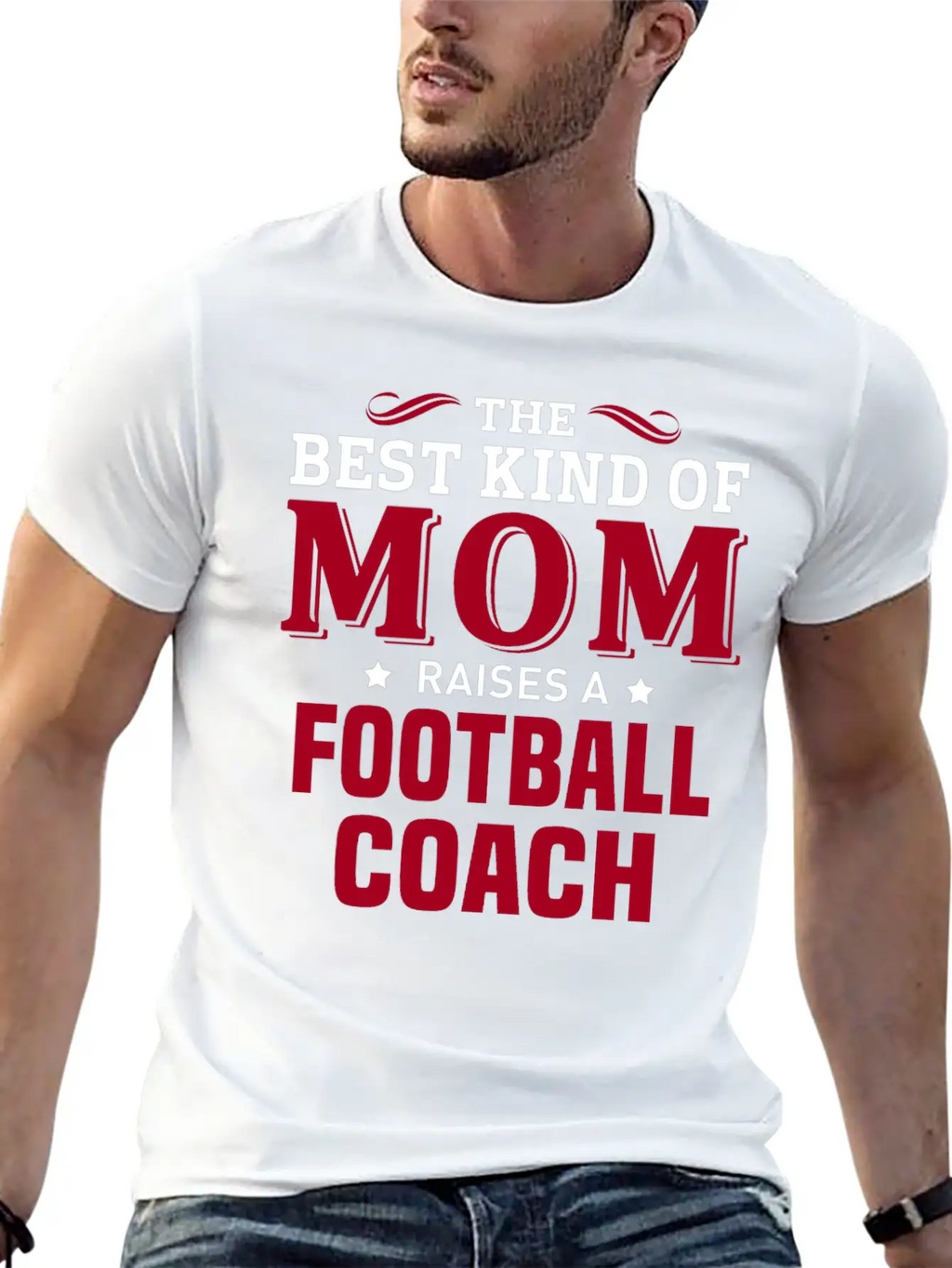 Football Coach Breathable Soft Cotton T-Shirt – Timeless Casual Look