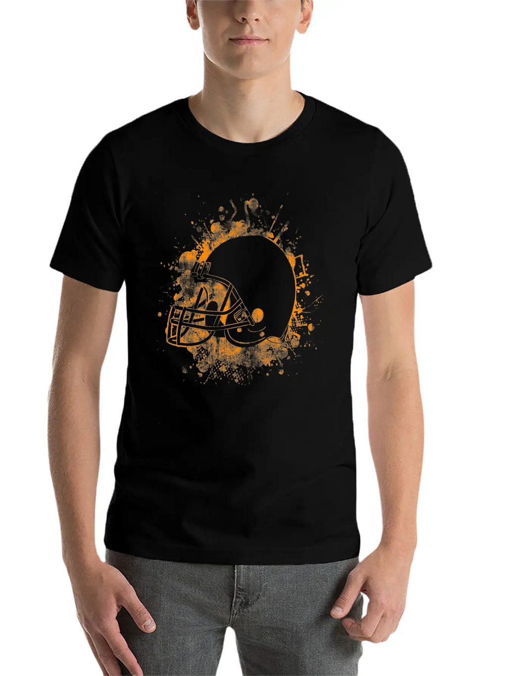 Football Team Helmet America American Sport Sports Breathable Graphic T-Shirt – Perfect For Casual Days