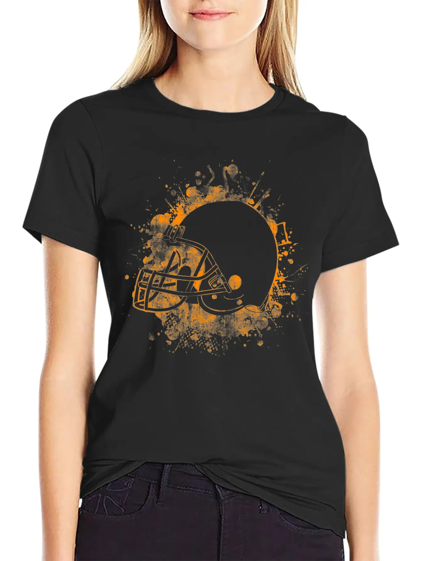 Football Team Helmet America American Sport Sports Breathable Graphic T-Shirt – Perfect For Casual Days