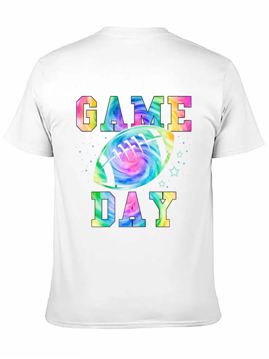 Football Women Tie Dye Football Fan Football Game Basic Graphic T-Shirt – Daily Comfort In Soft Cotton