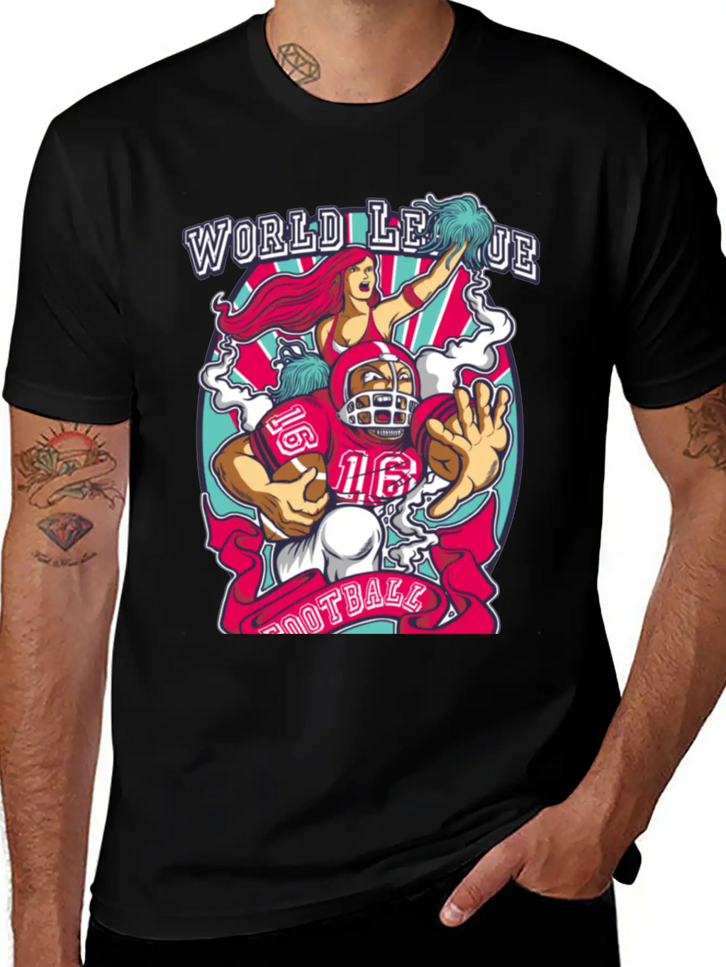 Football World League Unisex Casual T-Shirt – Clean Design For Daily Comfort