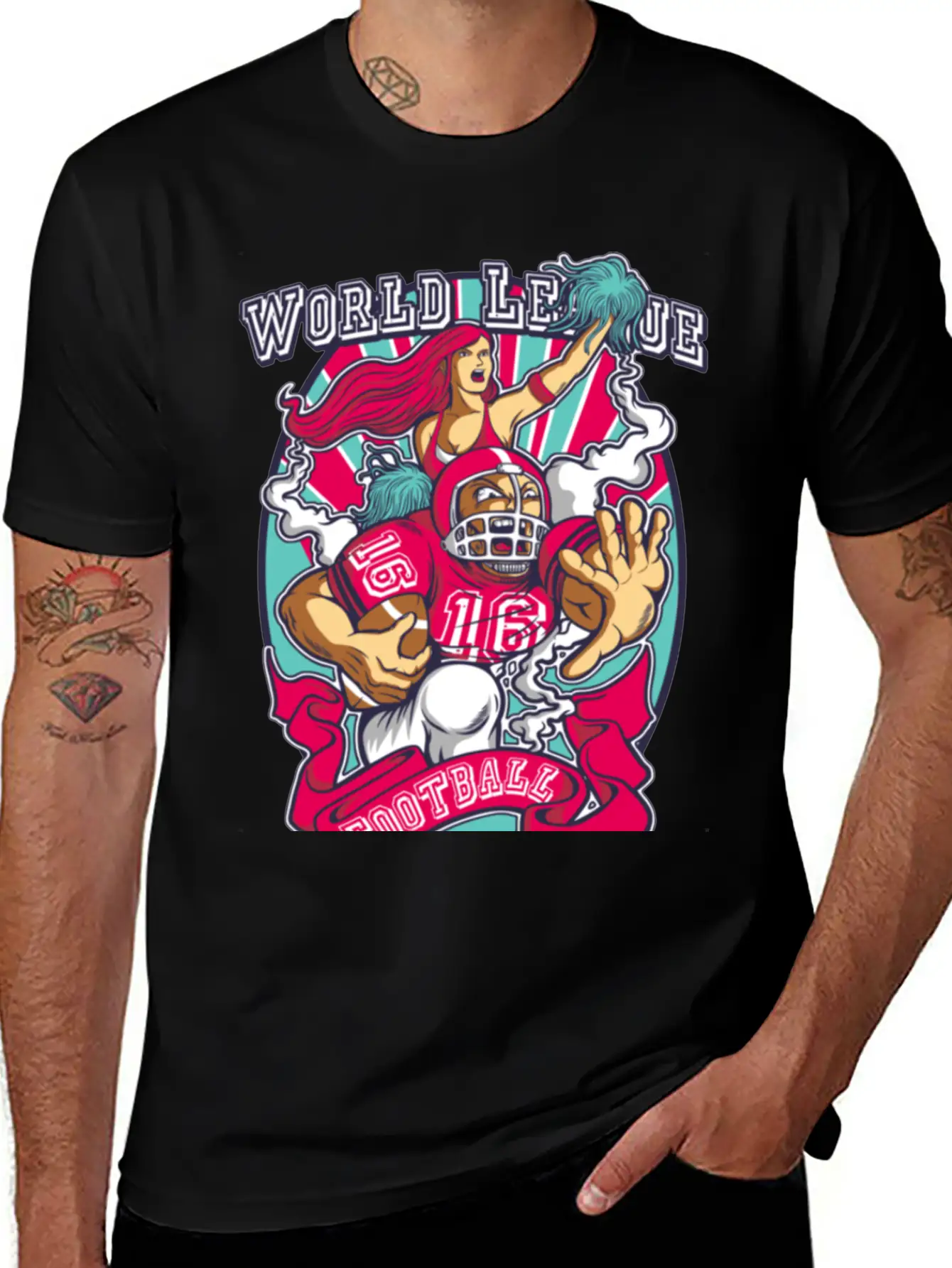 Football World League Unisex Casual T-Shirt – Clean Design For Daily Comfort