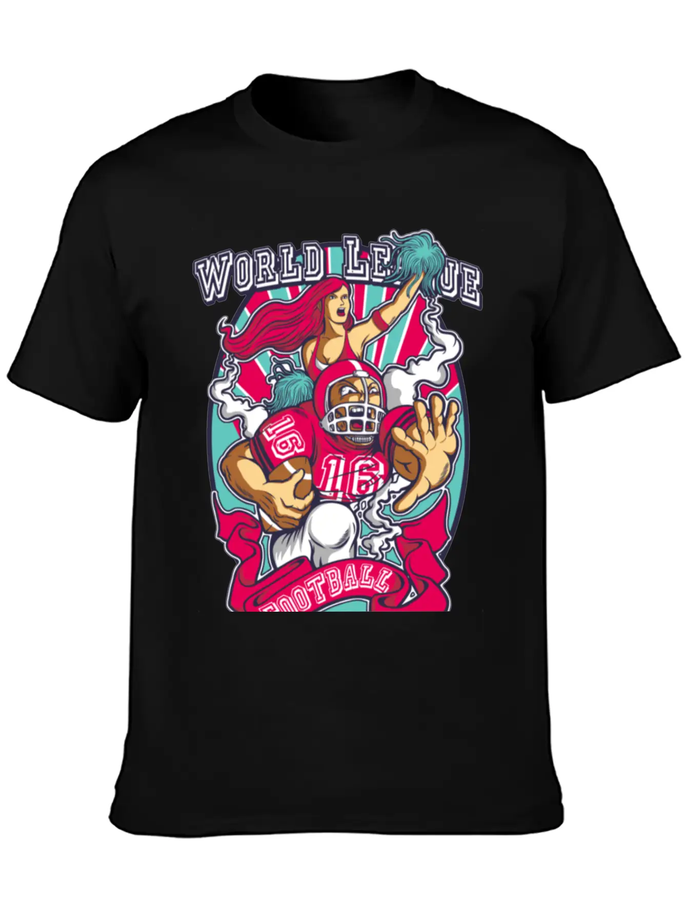 Football World League Unisex Casual T-Shirt – Clean Design For Daily Comfort