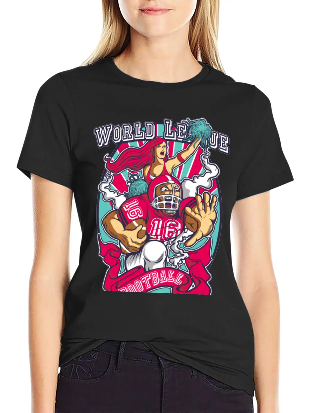 Football World League Unisex Casual T-Shirt – Clean Design For Daily Comfort
