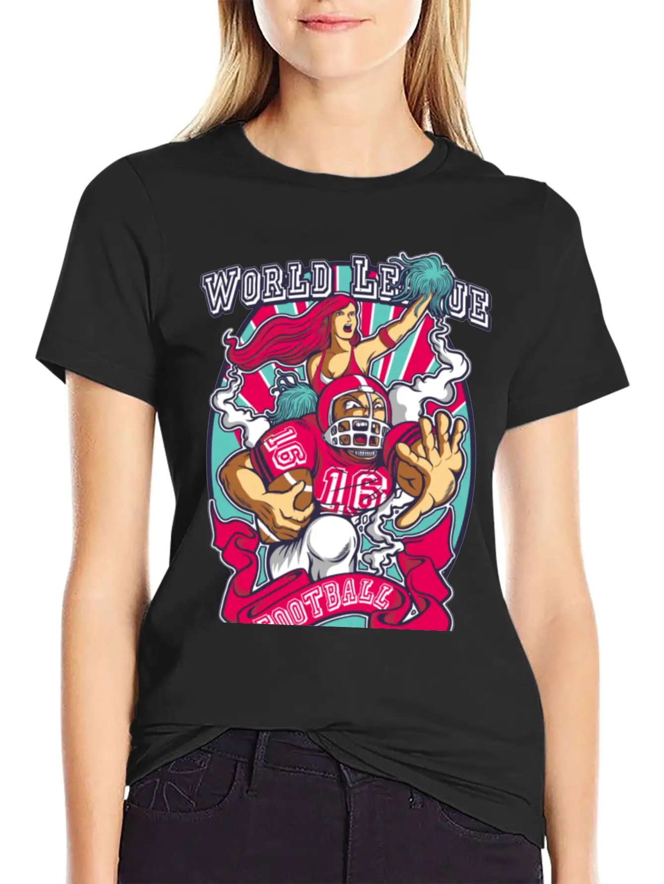 Football World League Unisex Casual T-Shirt – Clean Design For Daily Comfort