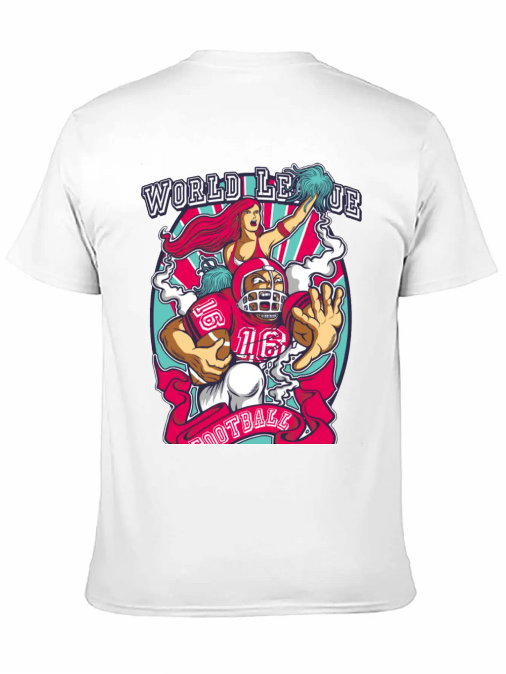 Football World League Unisex Casual T-Shirt – Clean Design For Daily Comfort