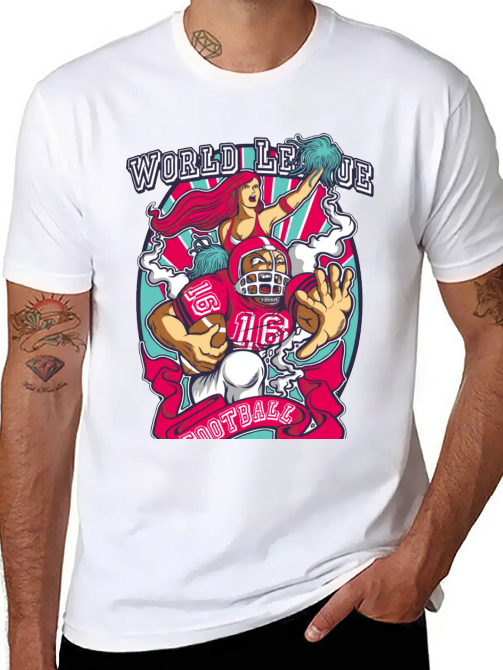 Football World League Unisex Casual T-Shirt – Clean Design For Daily Comfort