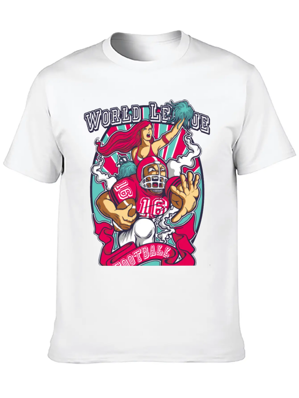 Football World League Unisex Casual T-Shirt – Clean Design For Daily Comfort