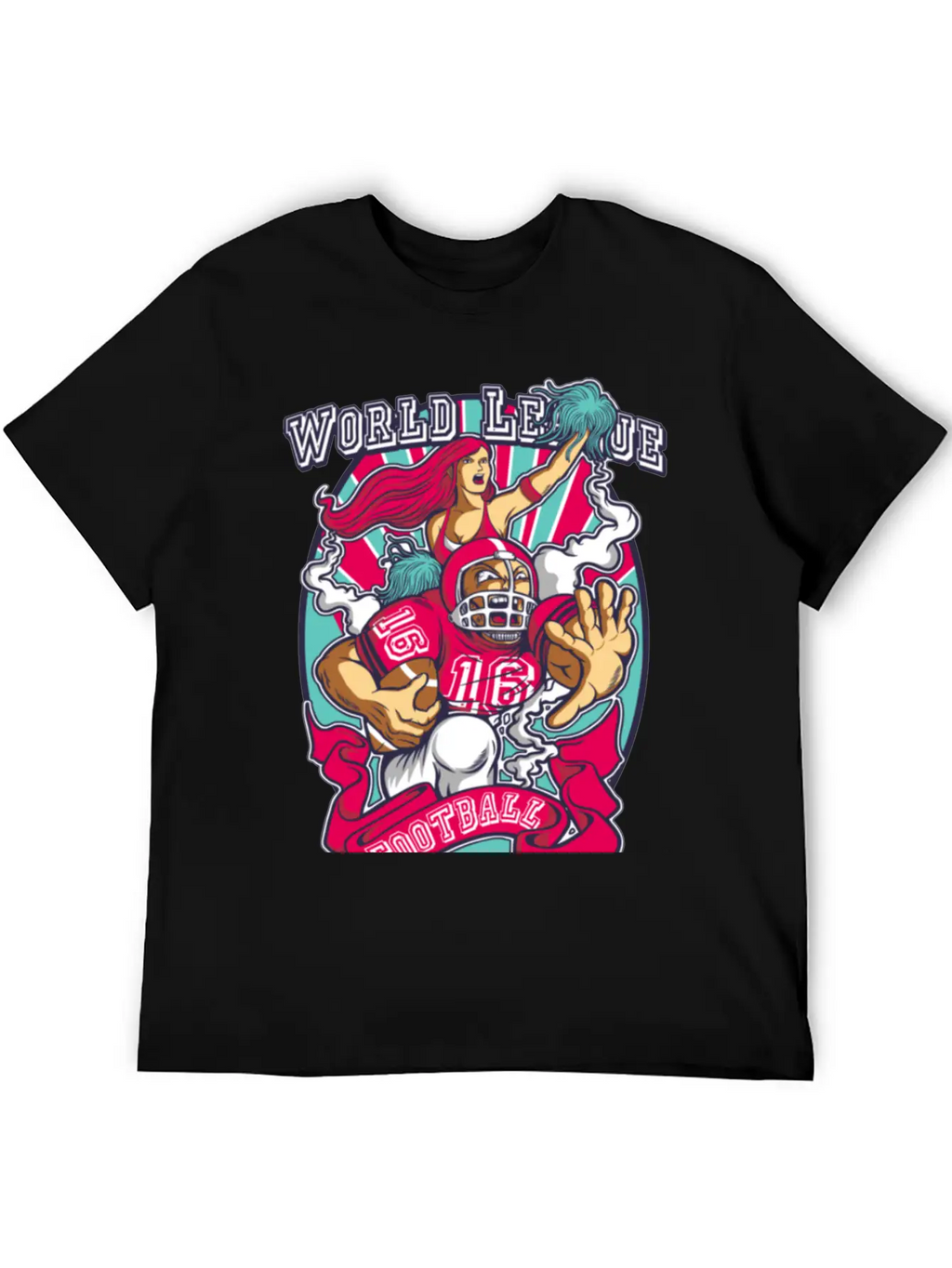 Football World League Unisex Casual T-Shirt – Clean Design For Daily Comfort