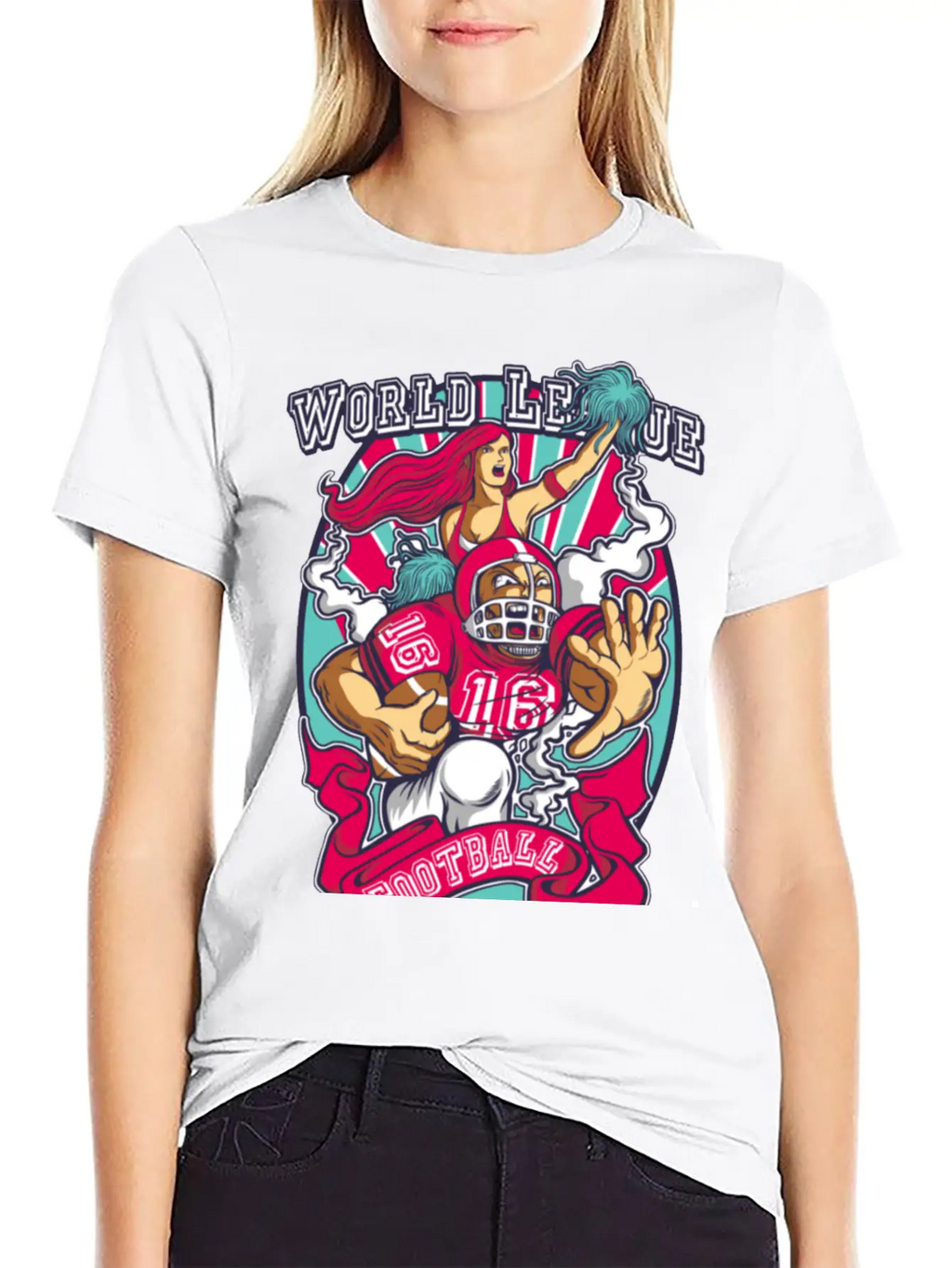 Football World League Unisex Casual T-Shirt – Clean Design For Daily Comfort