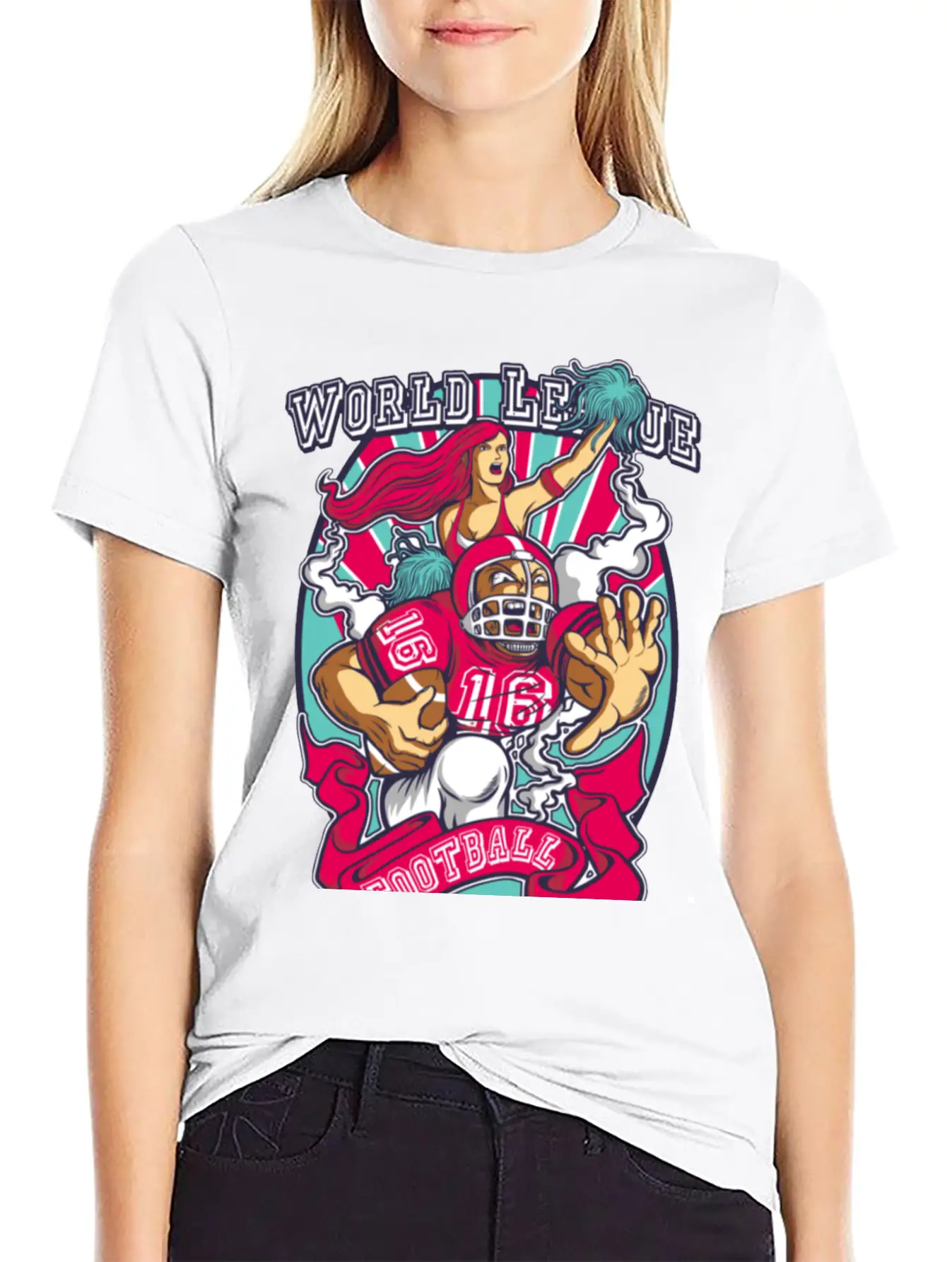 Football World League Unisex Casual T-Shirt – Clean Design For Daily Comfort