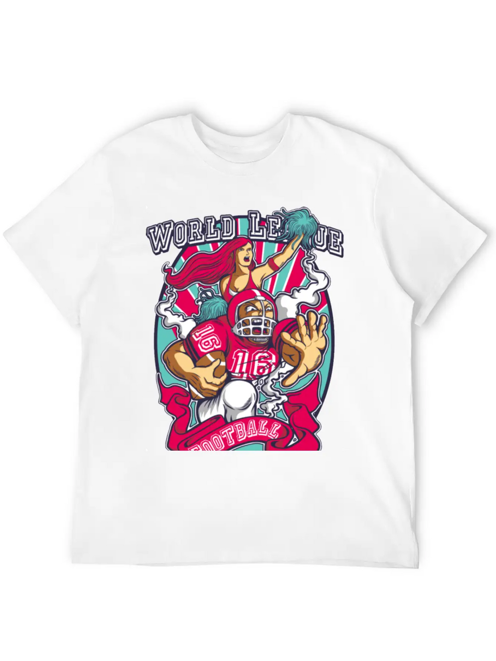 Football World League Unisex Casual T-Shirt – Clean Design For Daily Comfort