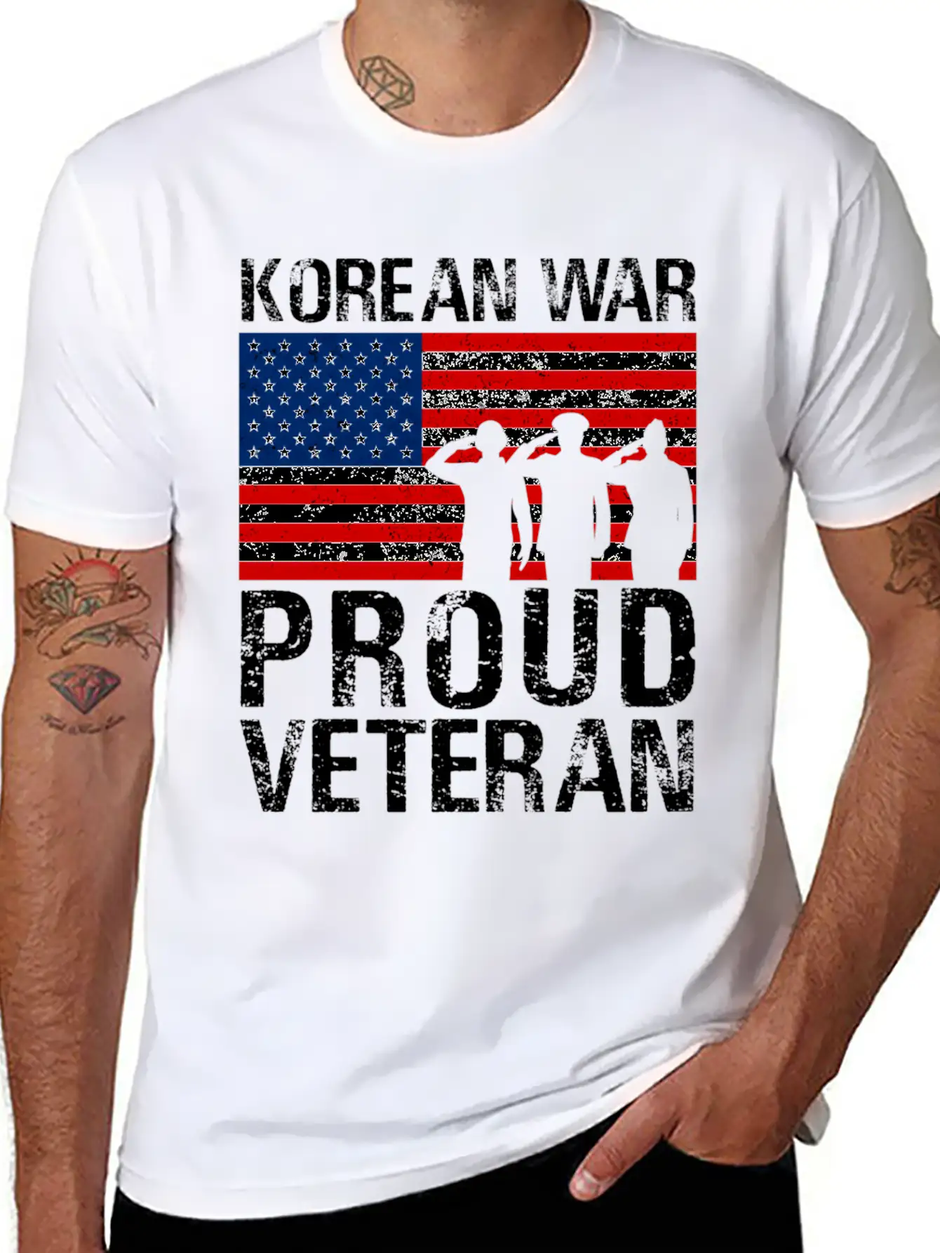 For Military Proud Korean War Veteran Classic Cotton Tee – Unisex Comfort For Any Season