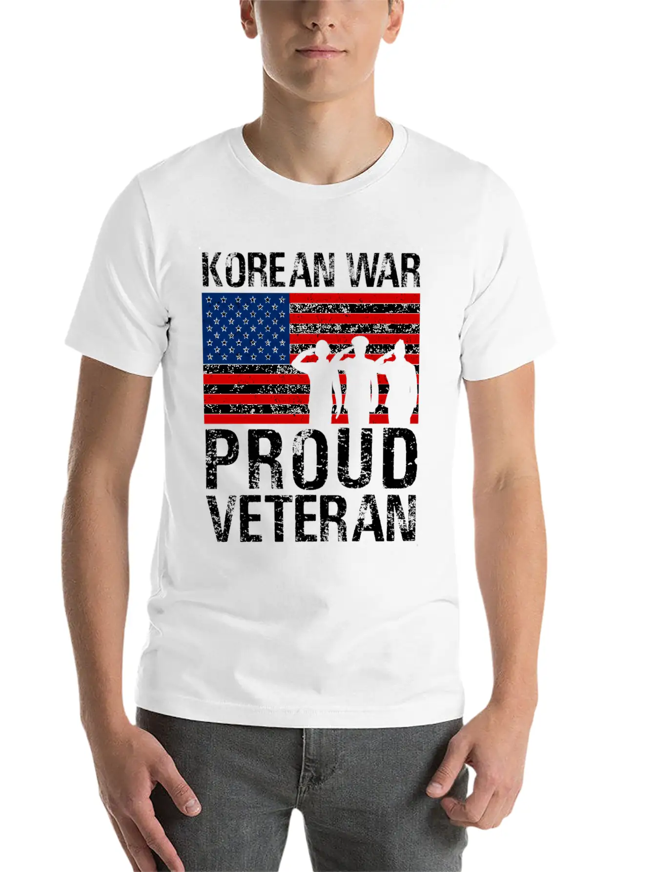 For Military Proud Korean War Veteran Classic Cotton Tee – Unisex Comfort For Any Season