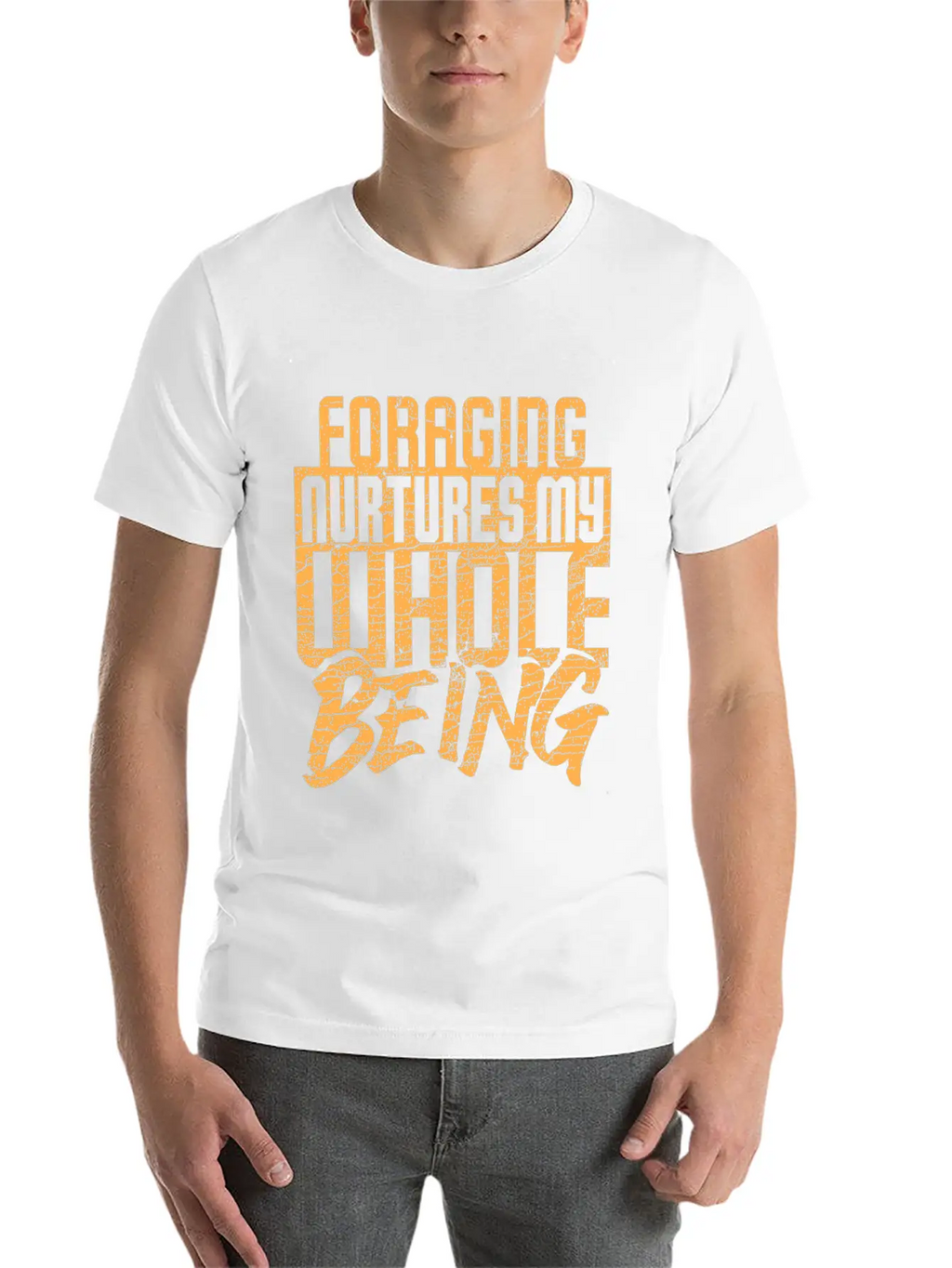 Foraging Nurtures My Whole Being Basic Graphic T-Shirt – Daily Comfort In Soft Cotton