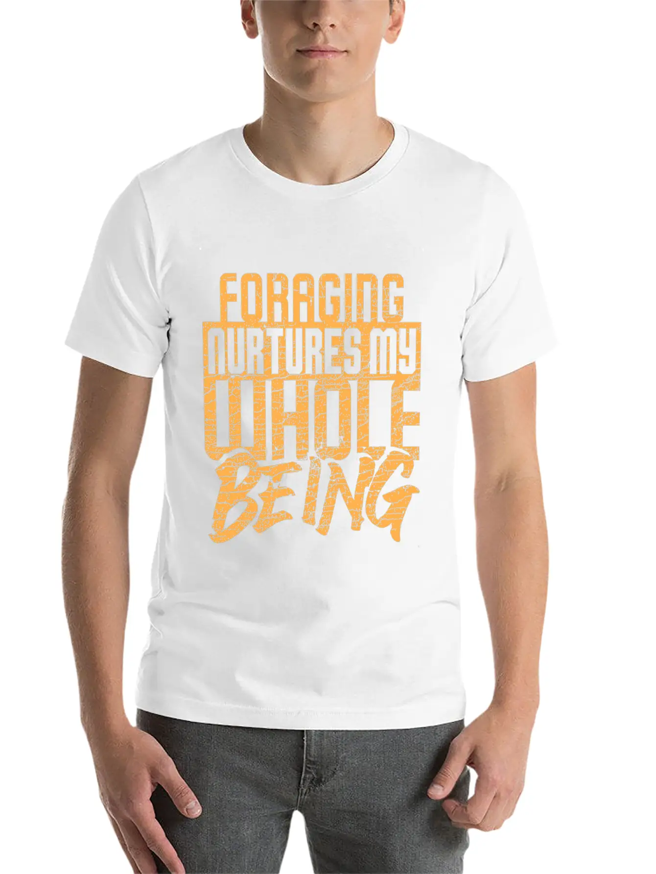 Foraging Nurtures My Whole Being Basic Graphic T-Shirt – Daily Comfort In Soft Cotton