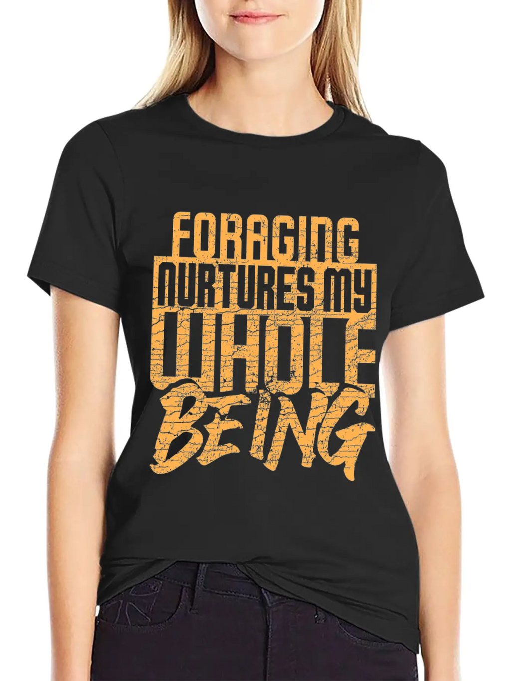 Foraging Nurtures My Whole Being Basic Graphic T-Shirt – Daily Comfort In Soft Cotton