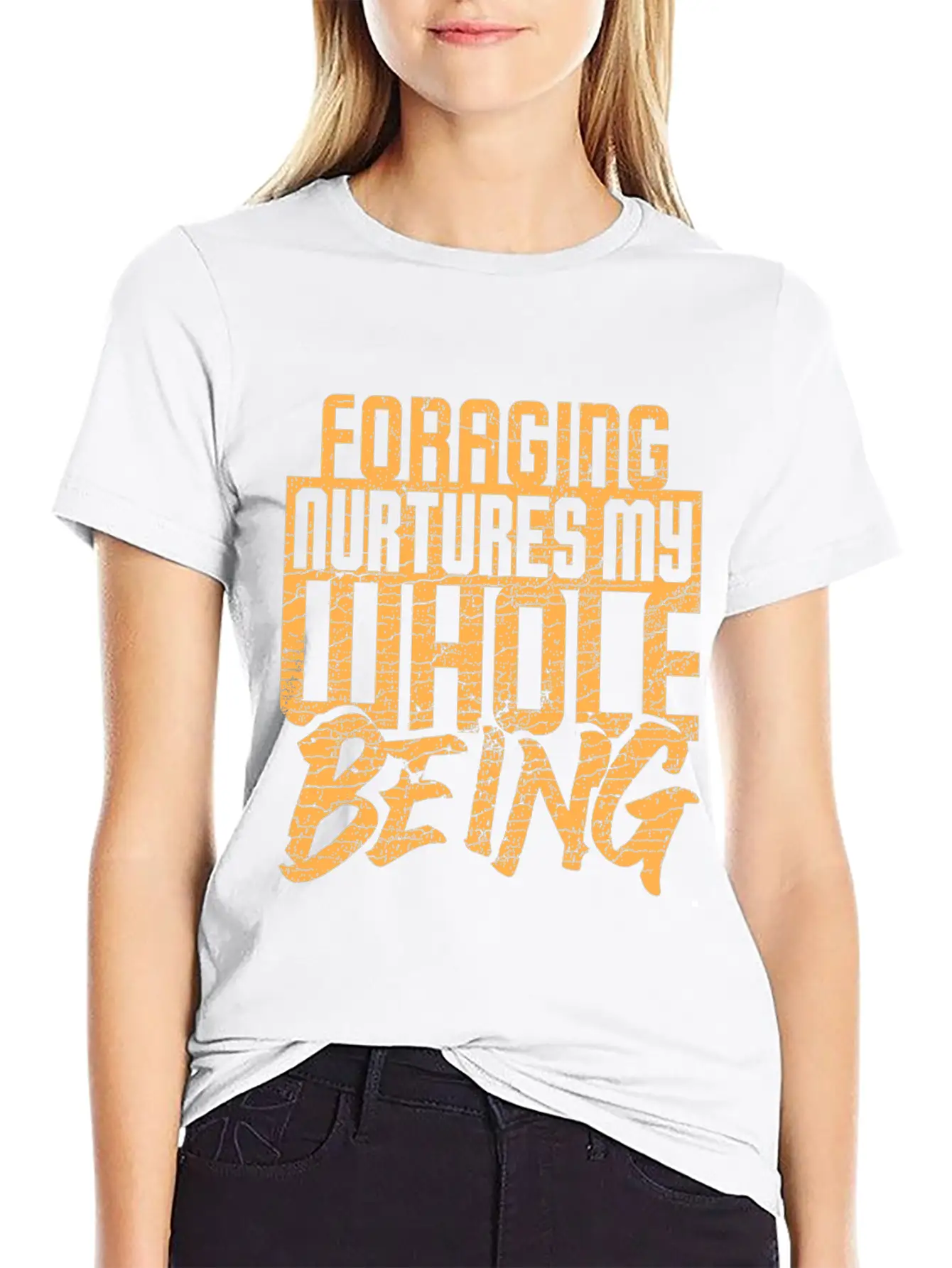 Foraging Nurtures My Whole Being Basic Graphic T-Shirt – Daily Comfort In Soft Cotton