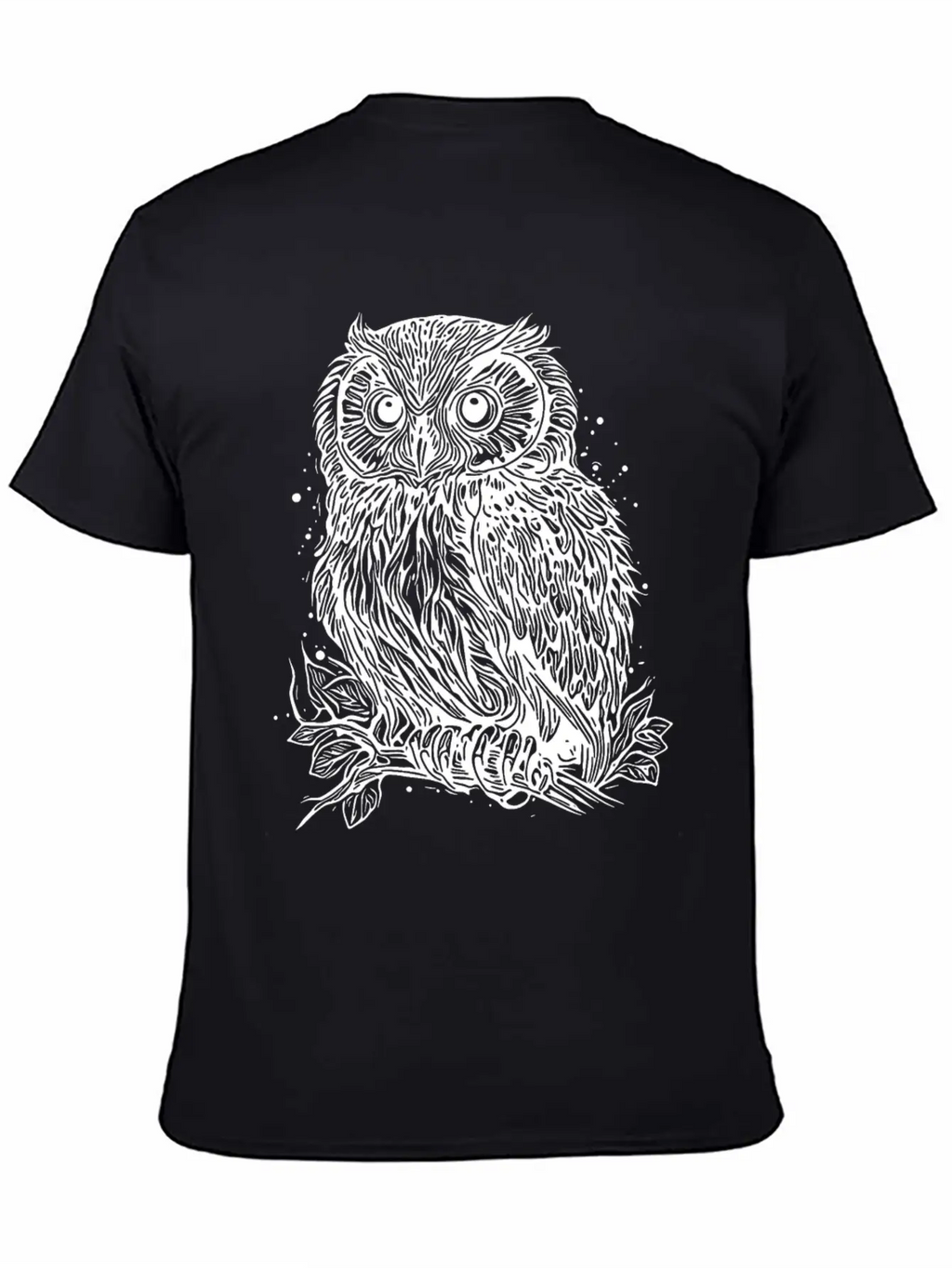Forest Owl Nature Motif For Owl Lovers Relaxed Everyday Tee – Lightweight And Durable Cotton