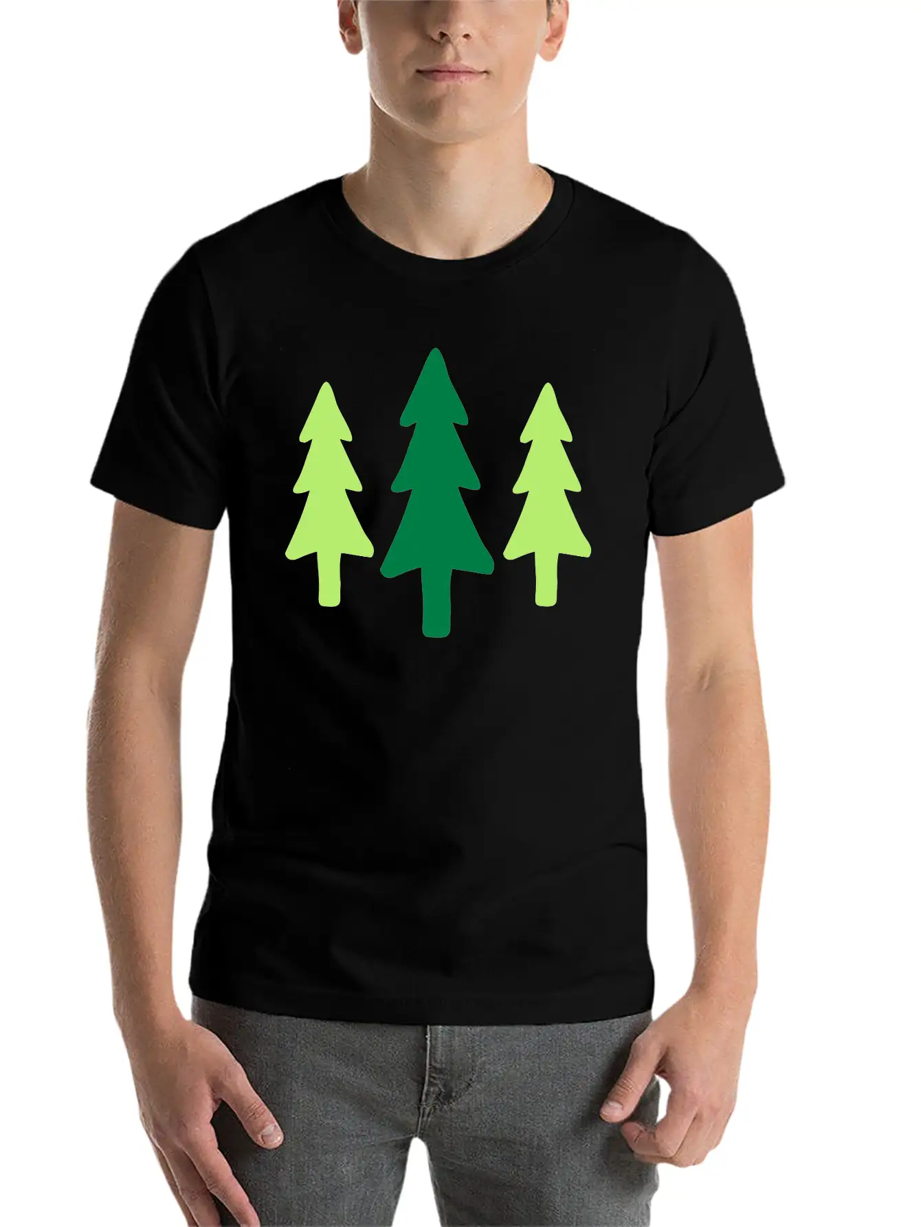 Forest Tree Forester Nature Spruce Fir Xmas Gift Breathable Graphic T-Shirt – Perfect For Casual Days