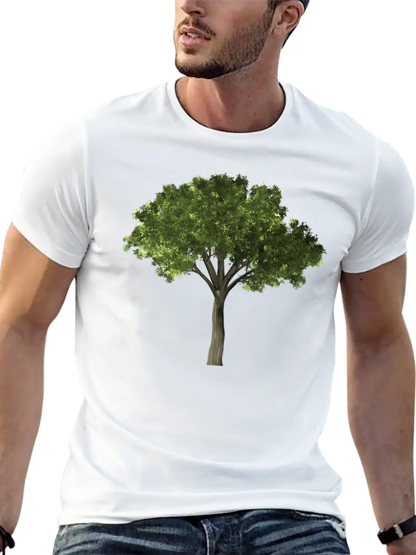 Forest Woods Woodland Wald Tree Baumstamm13 Classic Cotton Tee – Unisex Comfort For Any Season